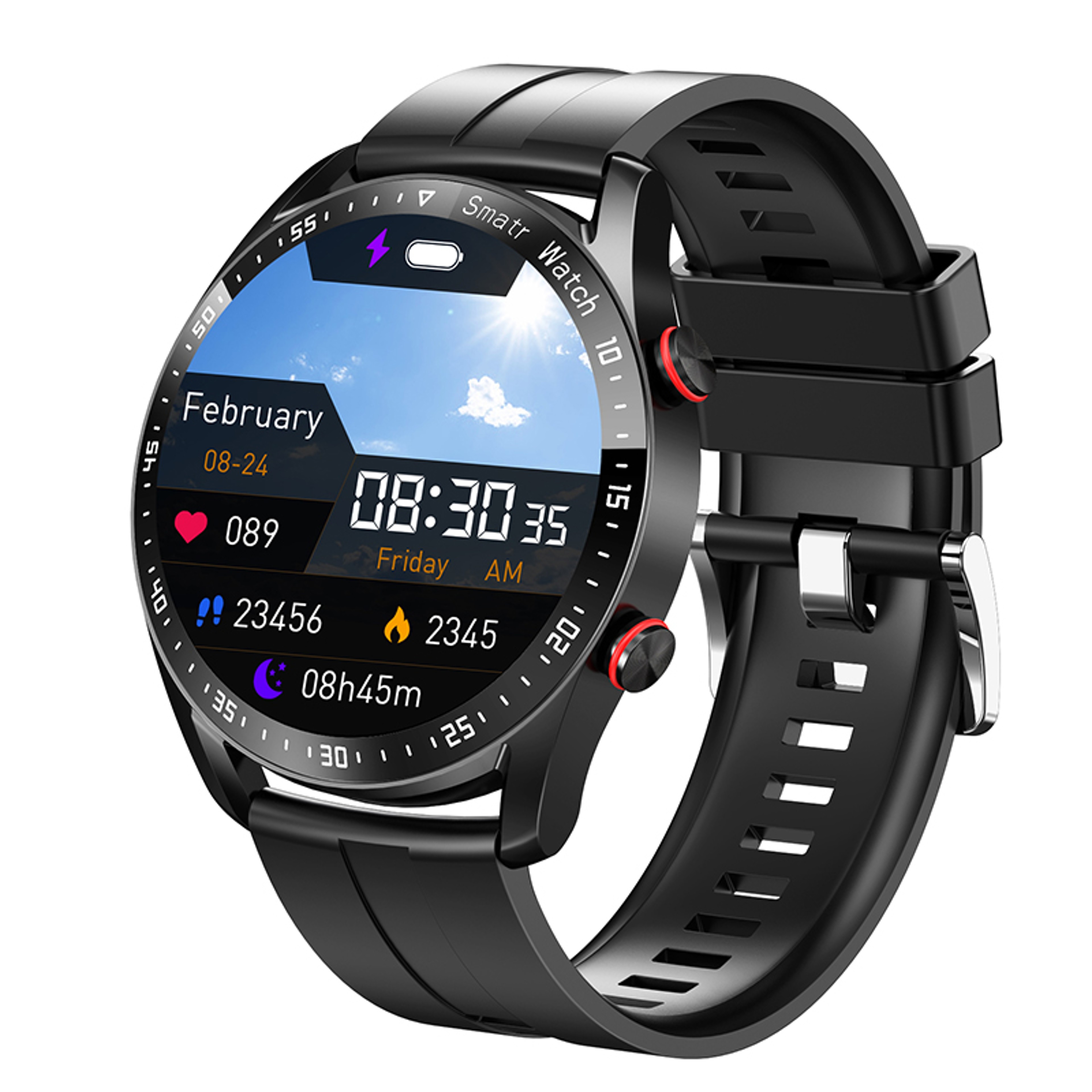 Sports Smart Watch With Bluetooth Calling GPS Tracking  Heart Rate Monitor For Men And Women 0