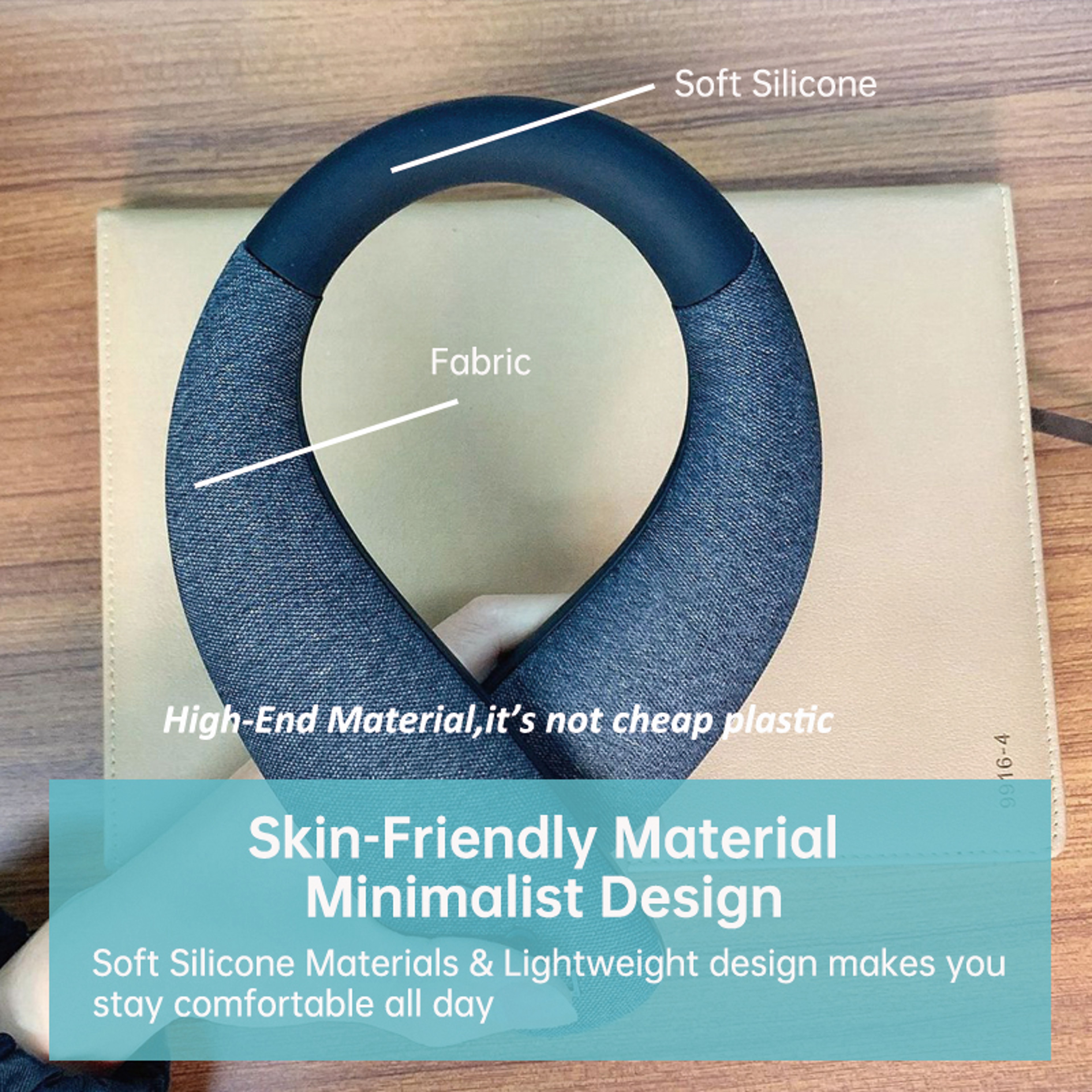 Wearable Bluetooth Neck Speaker With Stereo Sound  Microphone Wireless Playback 3