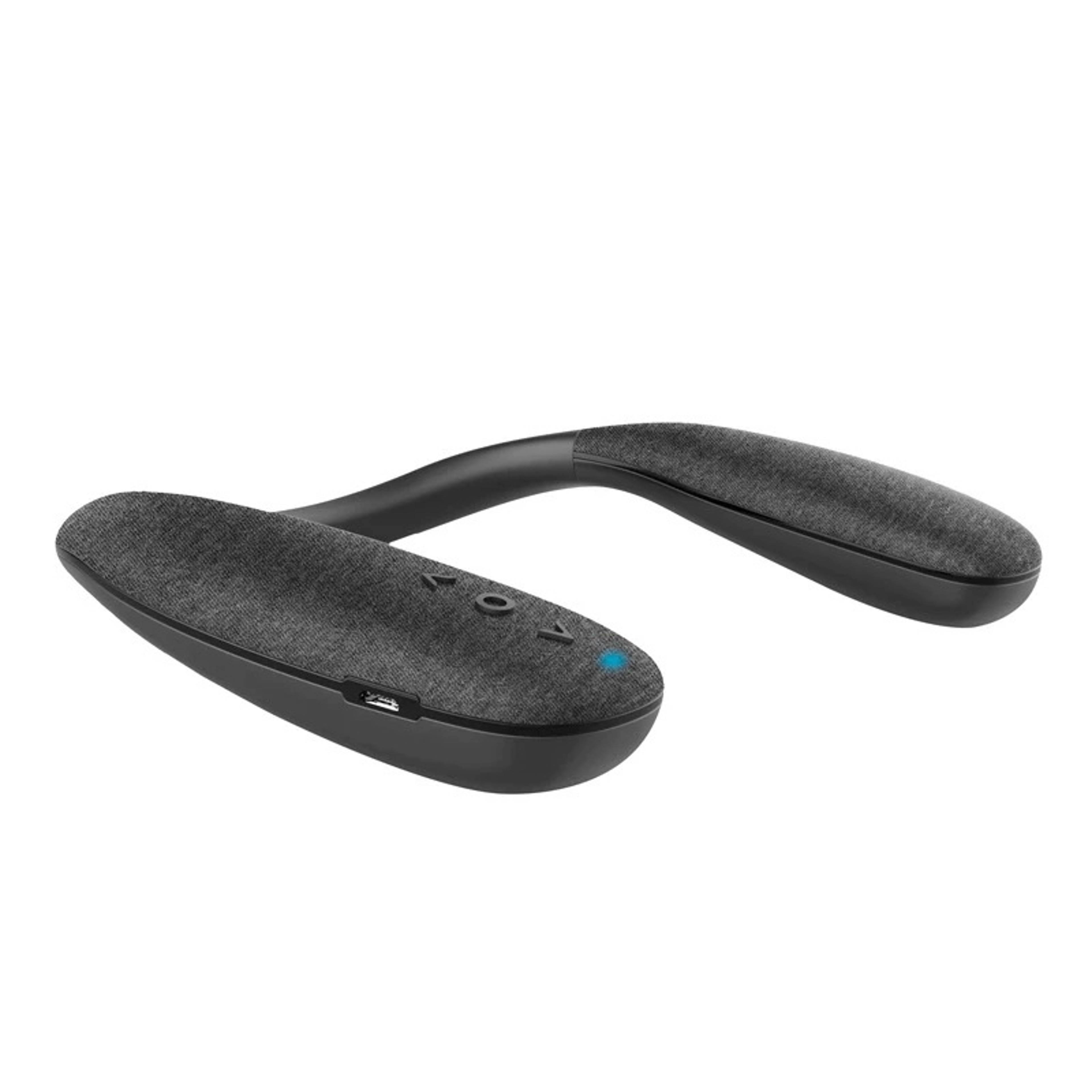 Wearable Bluetooth Neck Speaker With Stereo Sound  Microphone Wireless Playback 0