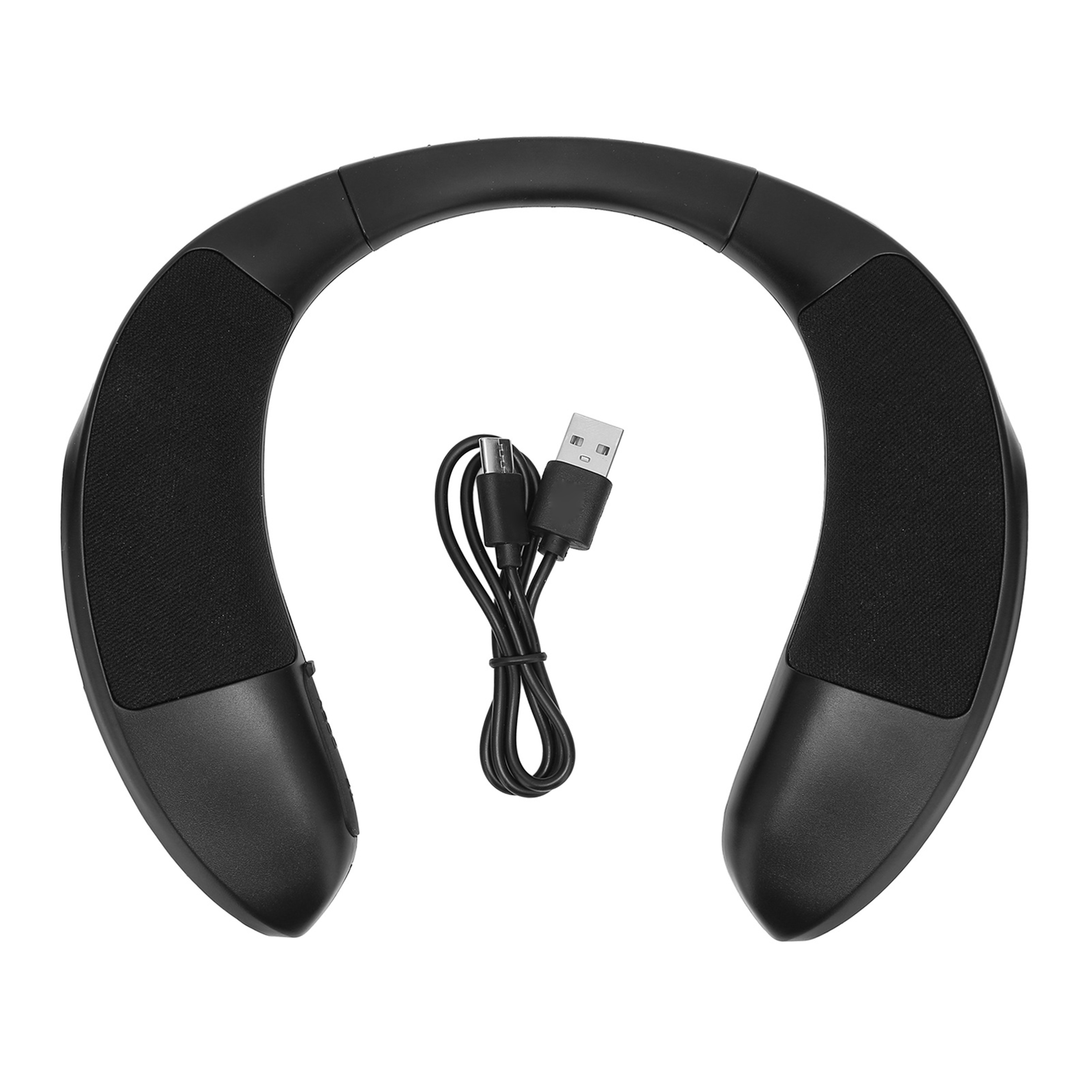 Bluetooth Neck Speaker Wearable Wireless Neckband Speaker With Microphone For Hands Free Calls  Ste 0