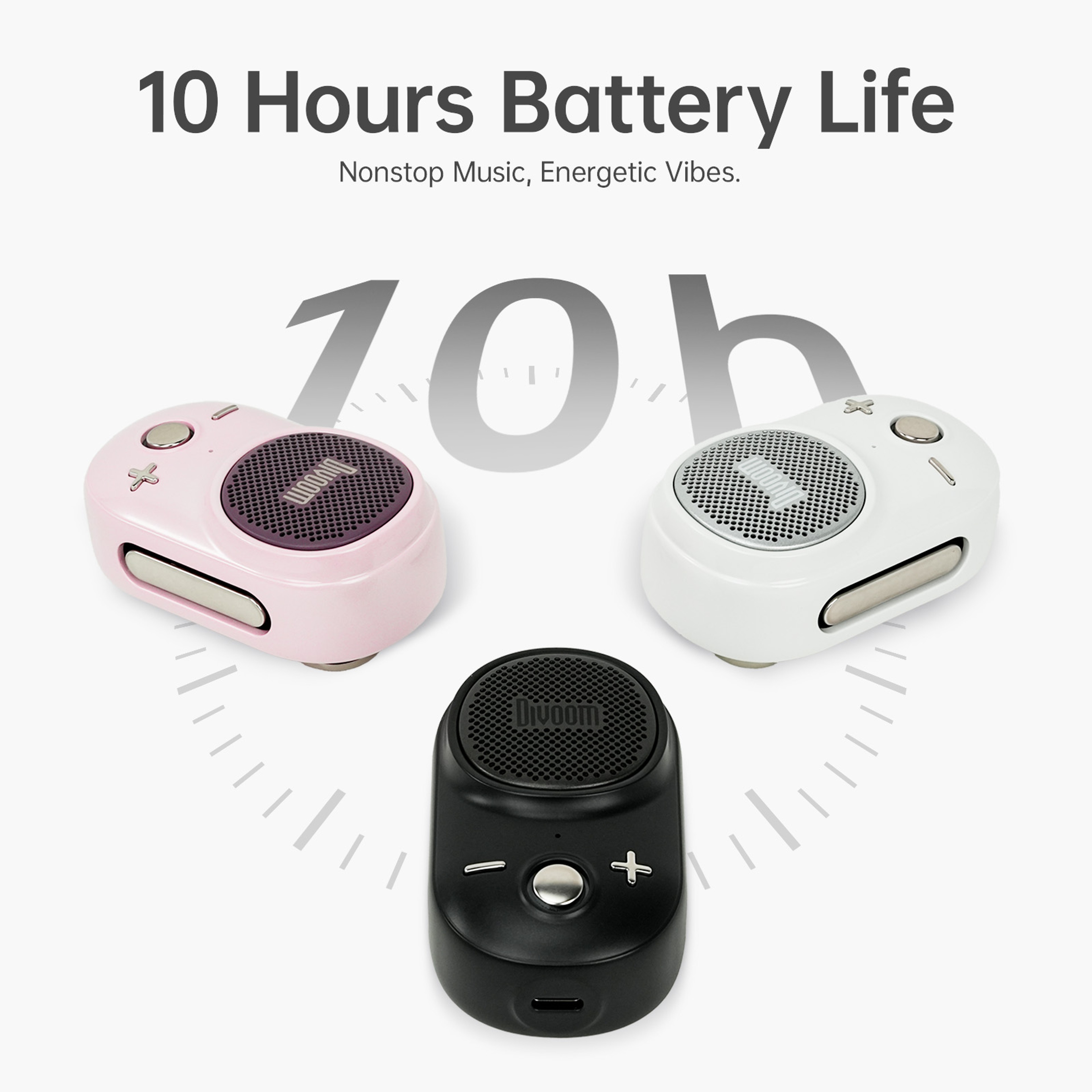 Portable Bluetooth Speaker Waterproof Clip On Camping Speaker With Playtime 8