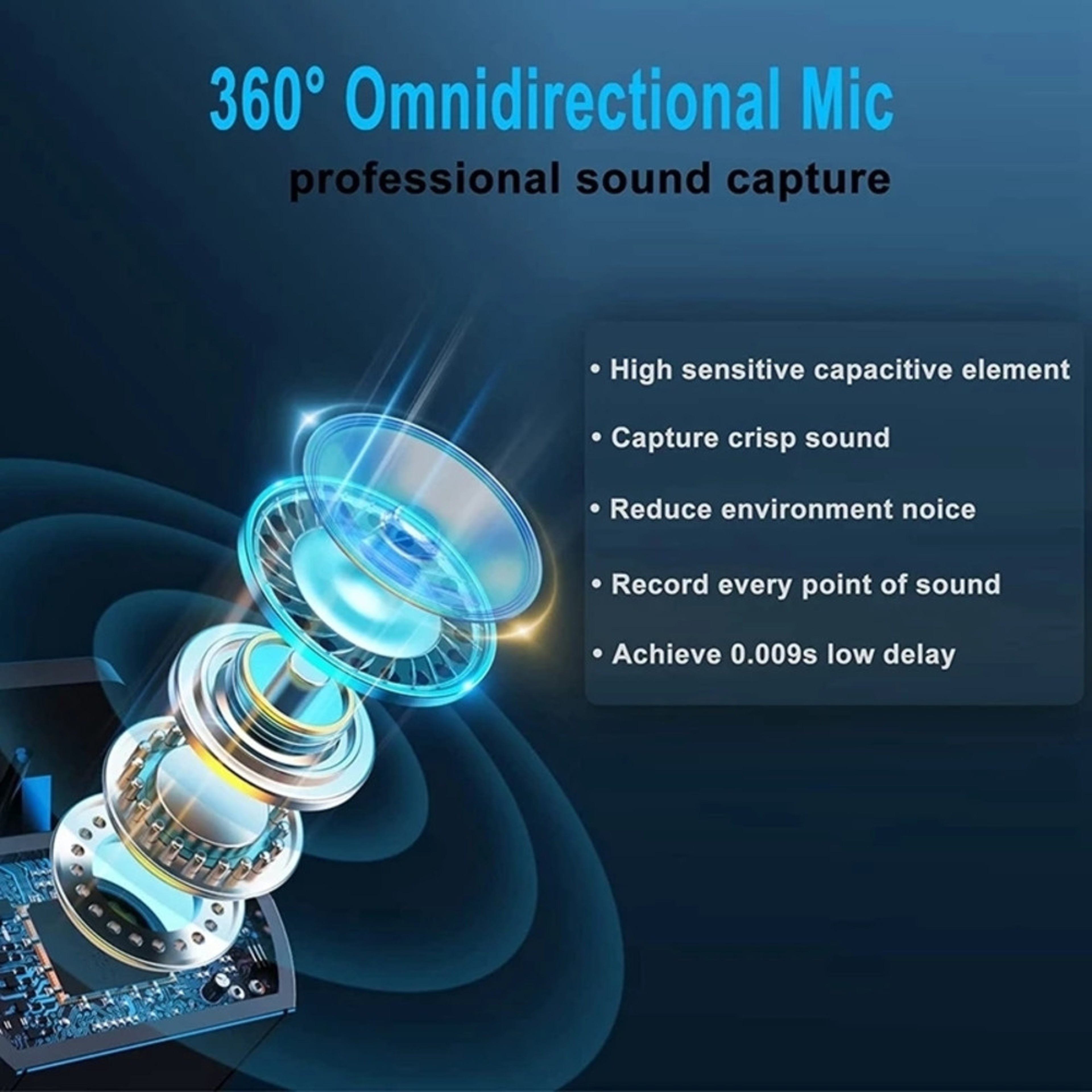 Wireless Lavalier Microphone With Charging Case Clip On Mic For IPhone Android  Video Recording 2