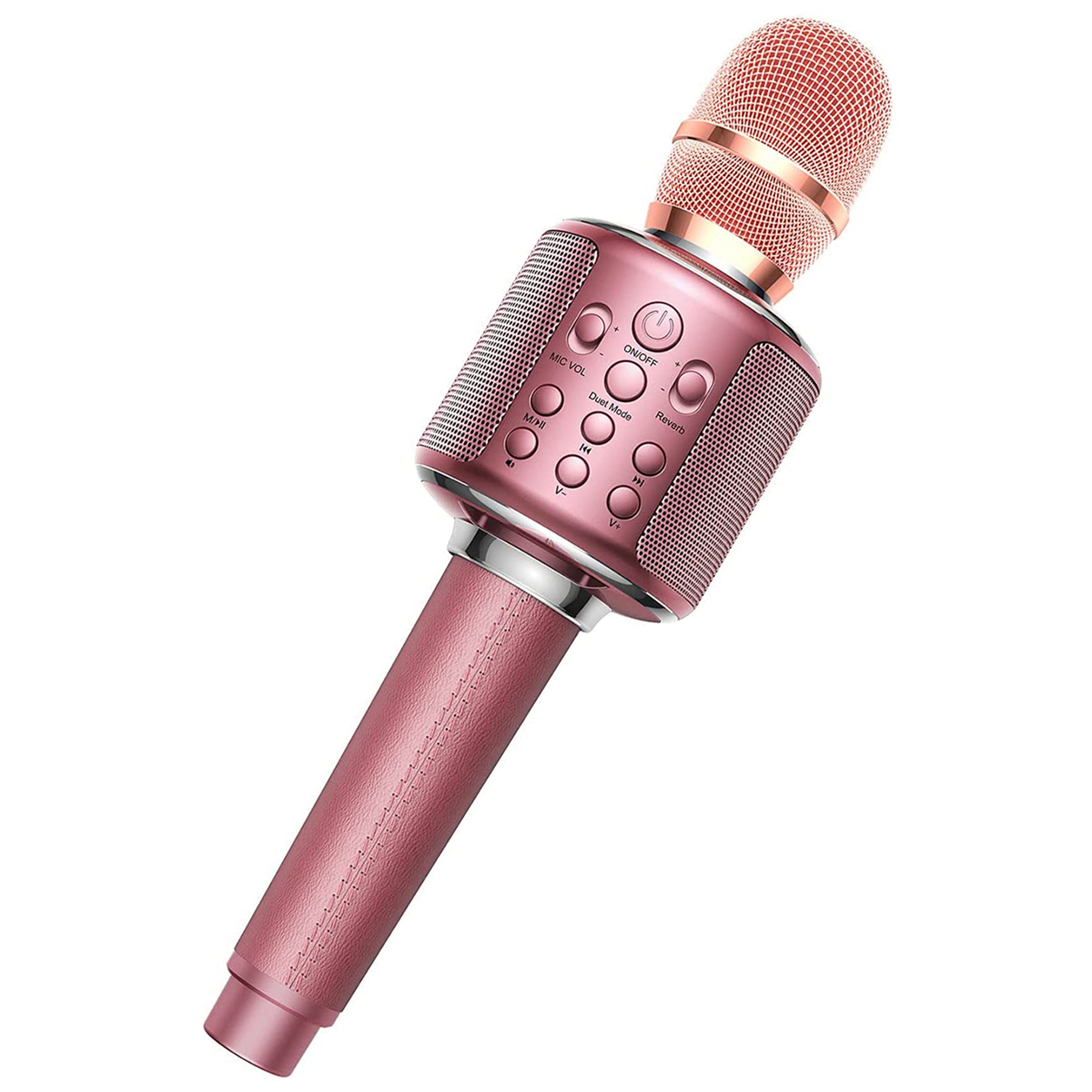 Bluetooth Karaoke Microphone With Speaker Portable Wireless Singing Machine For Kids  Adults 3