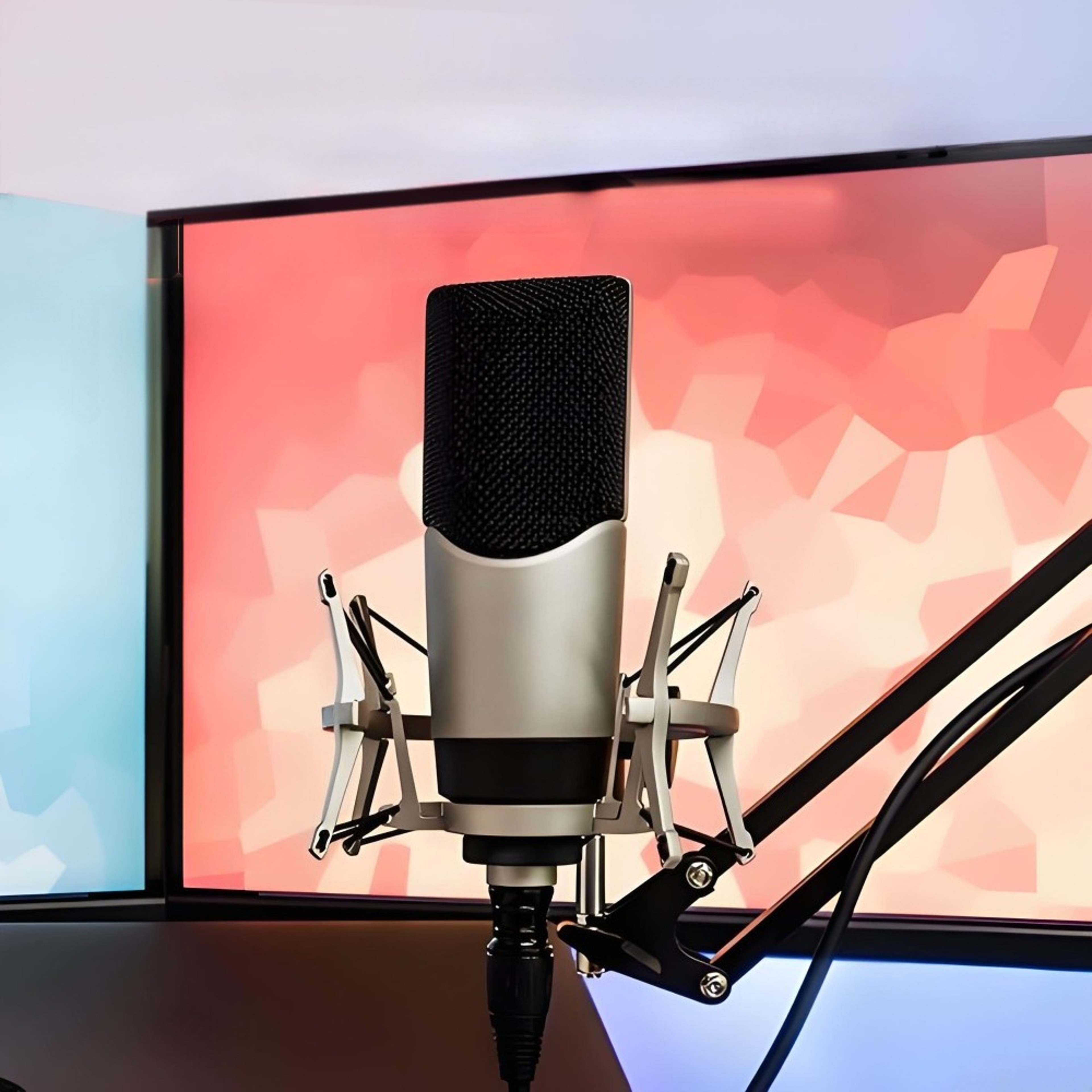 Professional XLR Condenser Microphone With Shock Mount For Streaming Recording  Podcasting 4