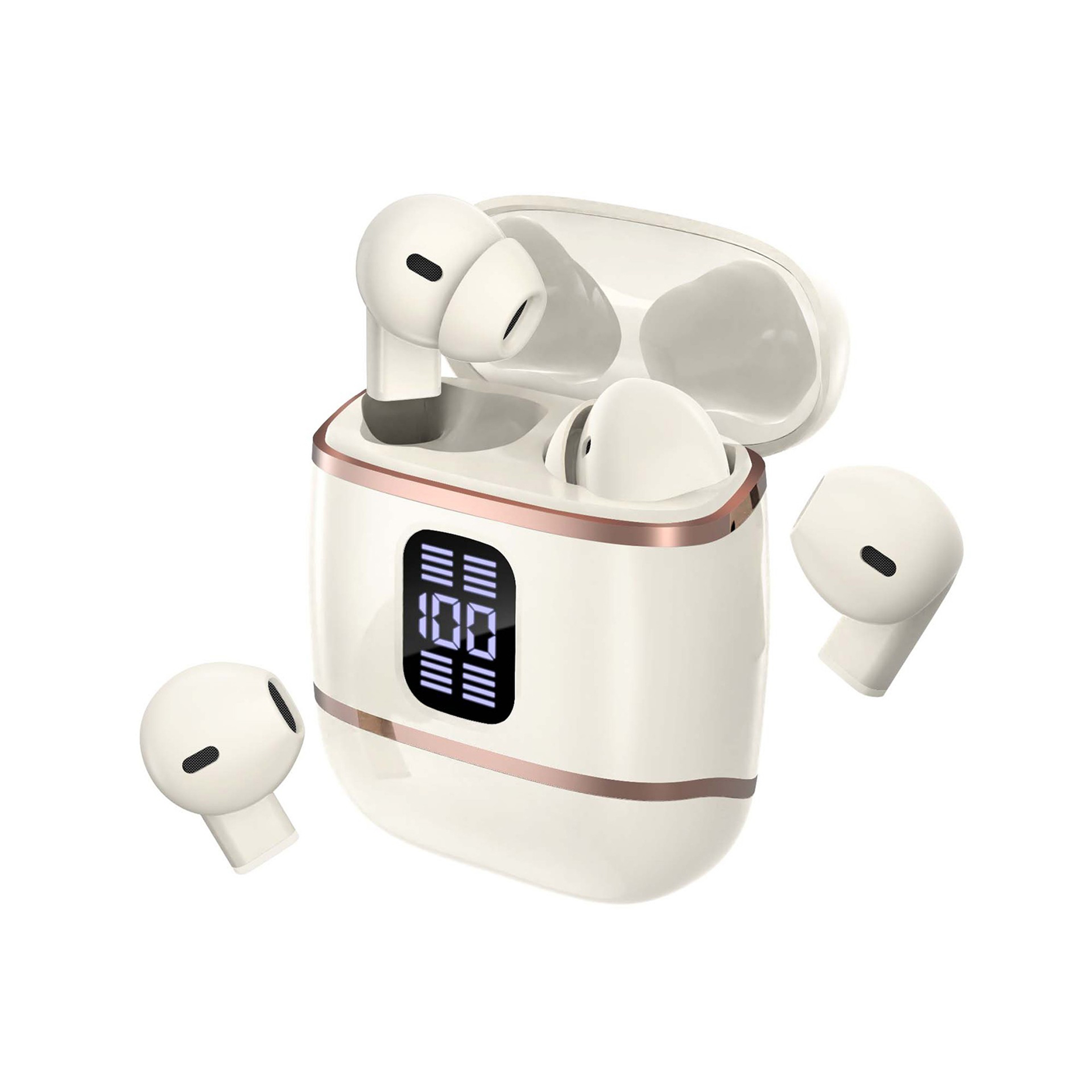 Bluetooth HiFi Wireless Earbuds With LED Digital Display Charging Case 5