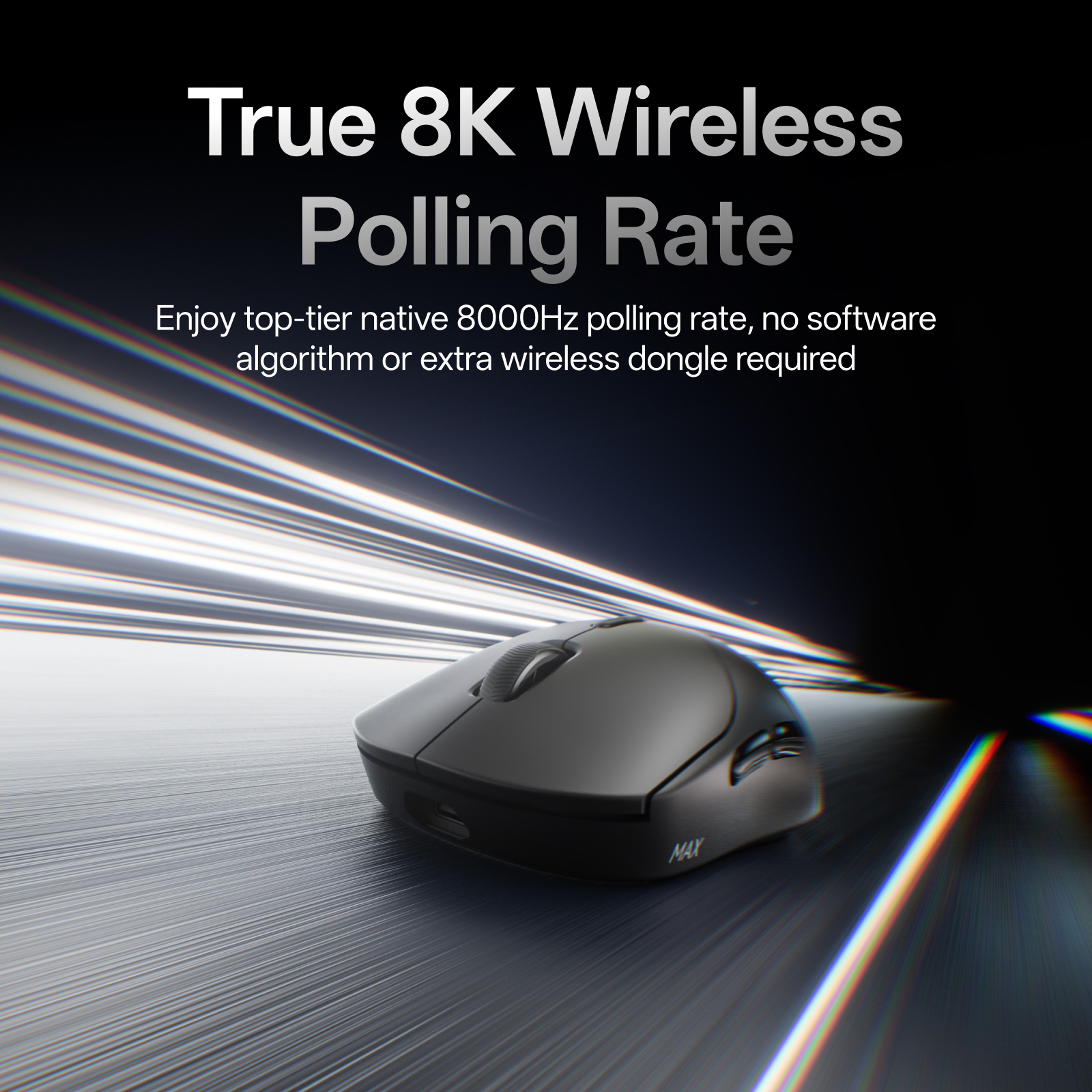 Wireless Gaming Mouse With Polling Rate Optical Sensor Lightweight Ergonomic Mouse For PC  Laptop 6