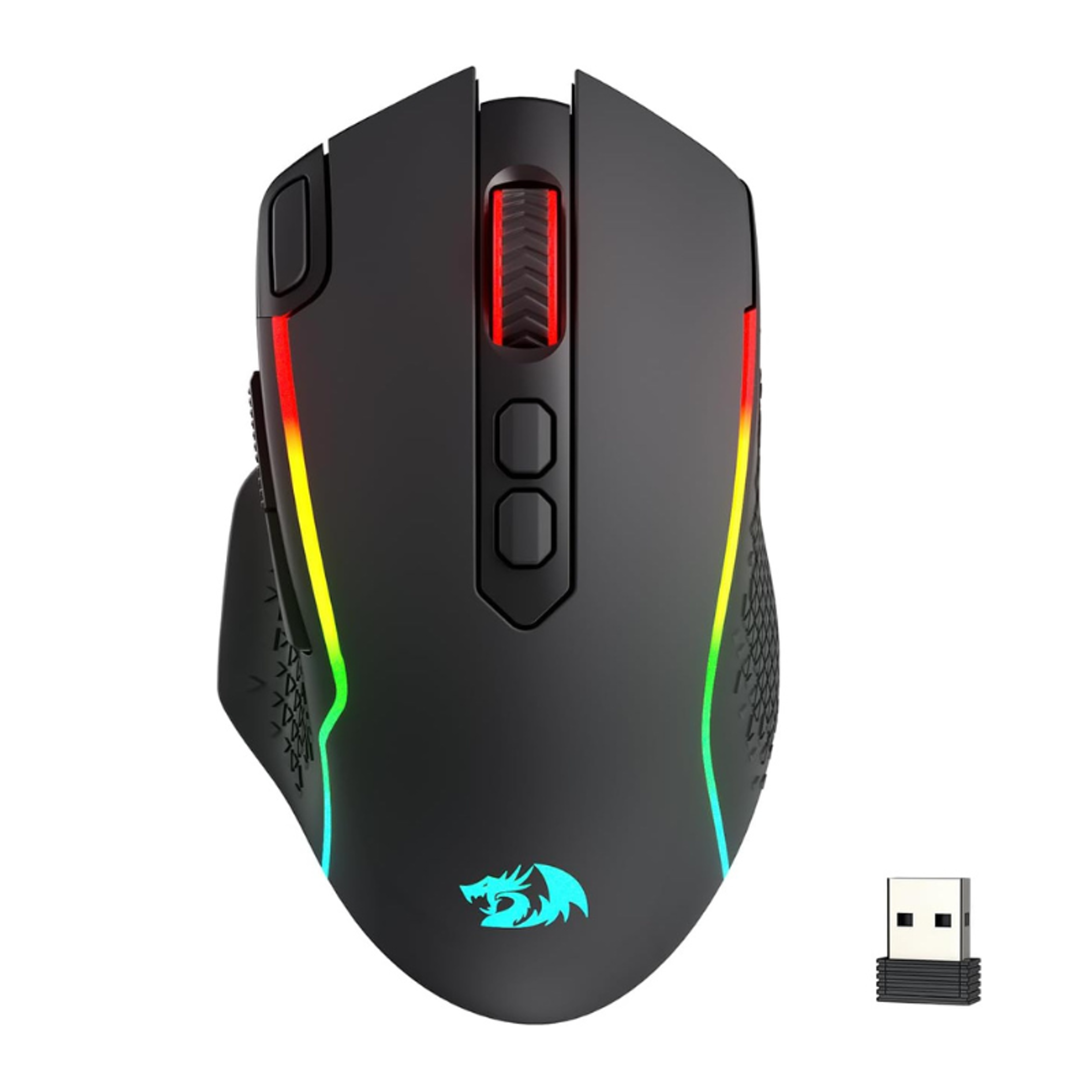 Wireless Gaming Mouse DPI RGB with Programmable Macro Buttons and Rapid Fire Key – view 1