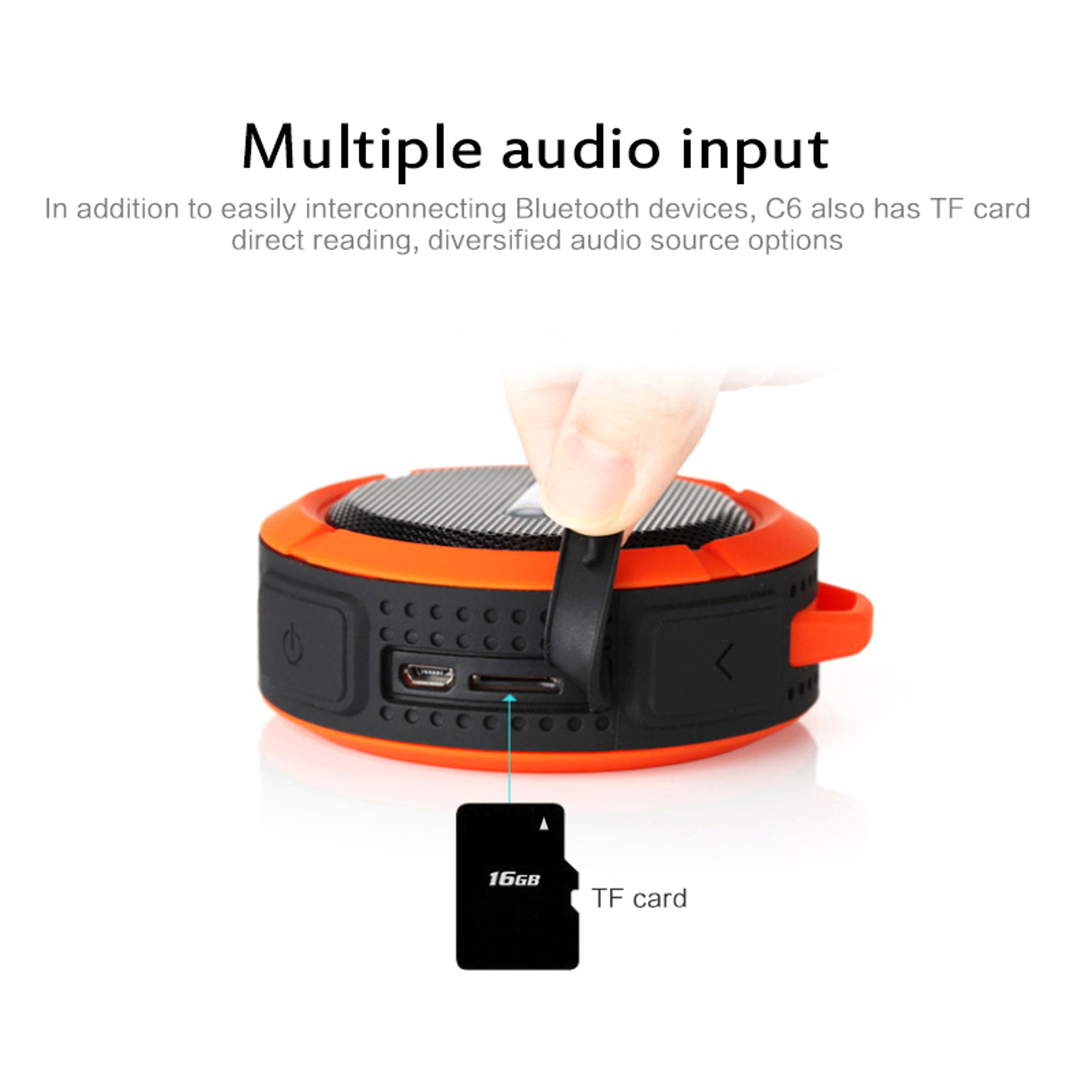 Portable Waterproof Bluetooth Speaker With Deep Bass And Wireless Stereo Sound 6
