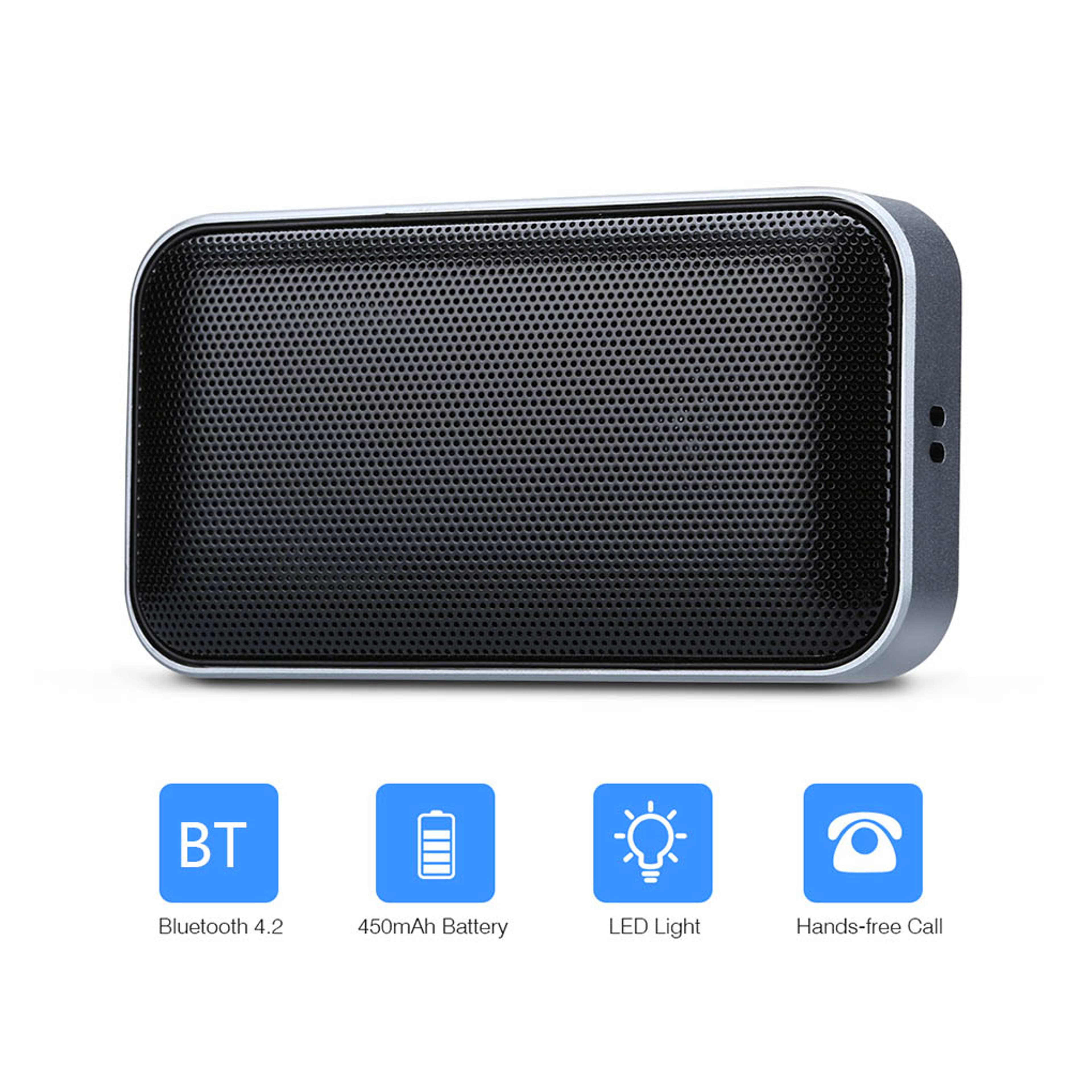Portable Bluetooth Speaker With Built In Microphone Mini Wireless Music Player 5