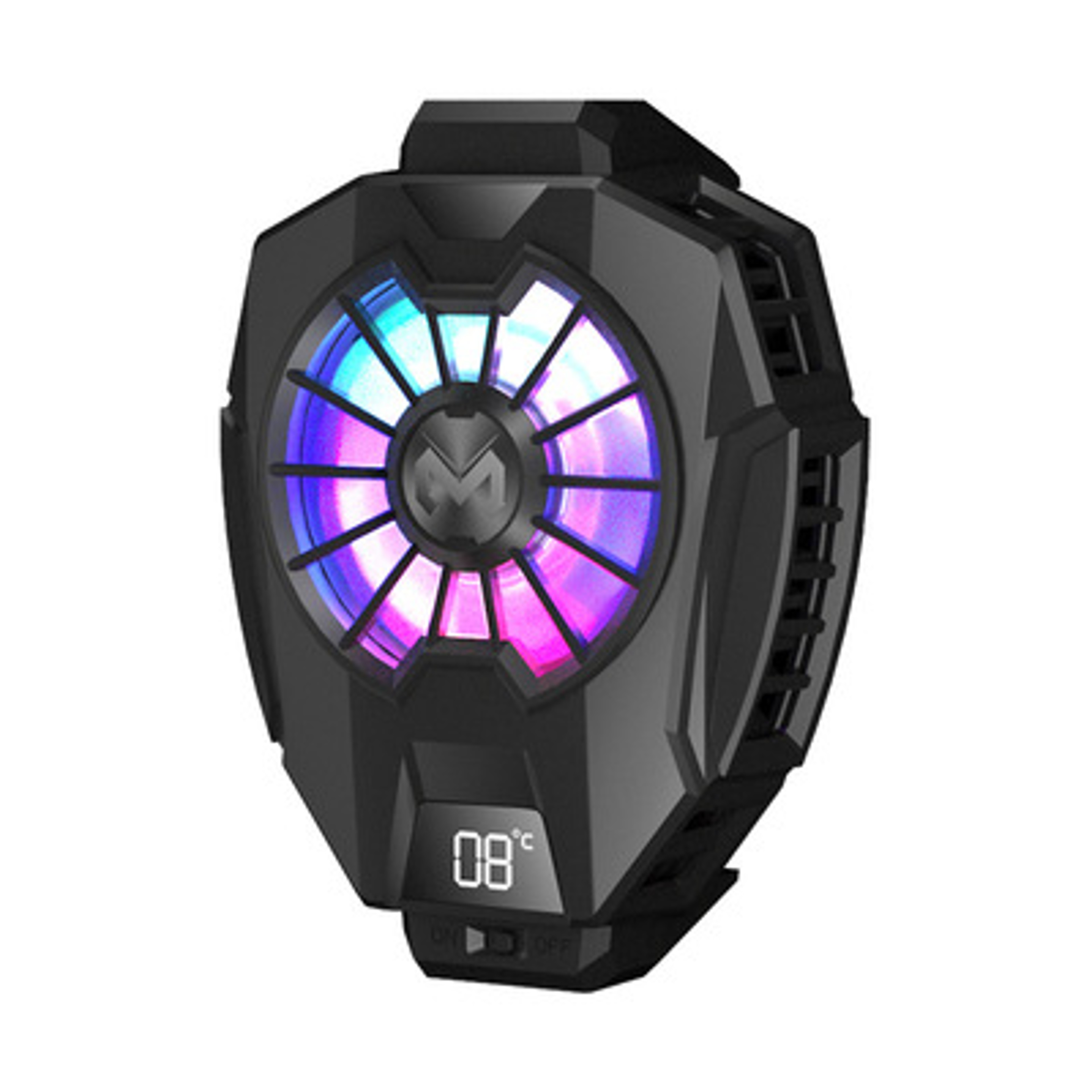 Rechargeable Phone Cooler With Digital Display For Gaming And Fast Mobile Cooling 0
