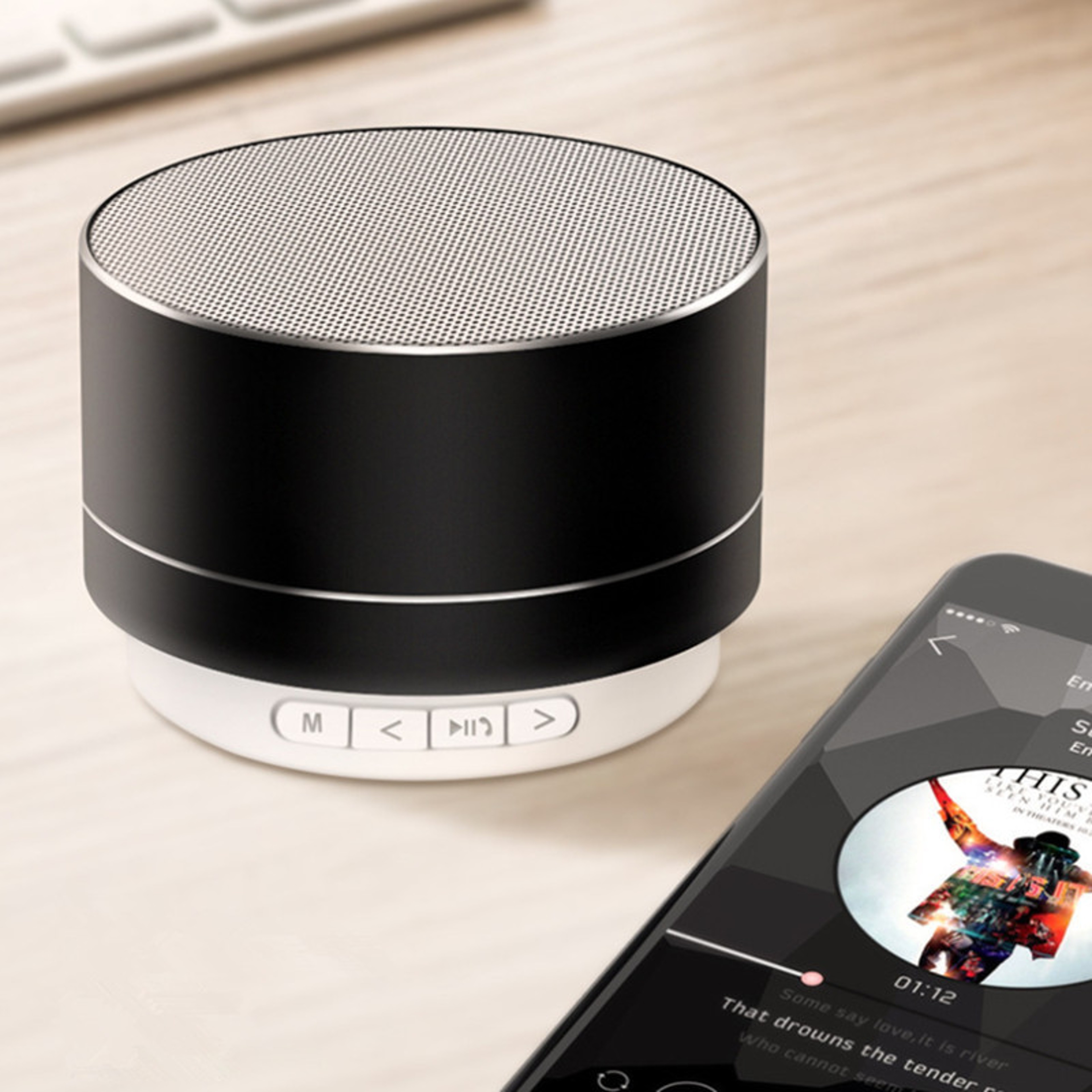 Portable Bluetooth Speaker With Deep Bass Mini Wireless Speaker For Outdoor  Travel 0