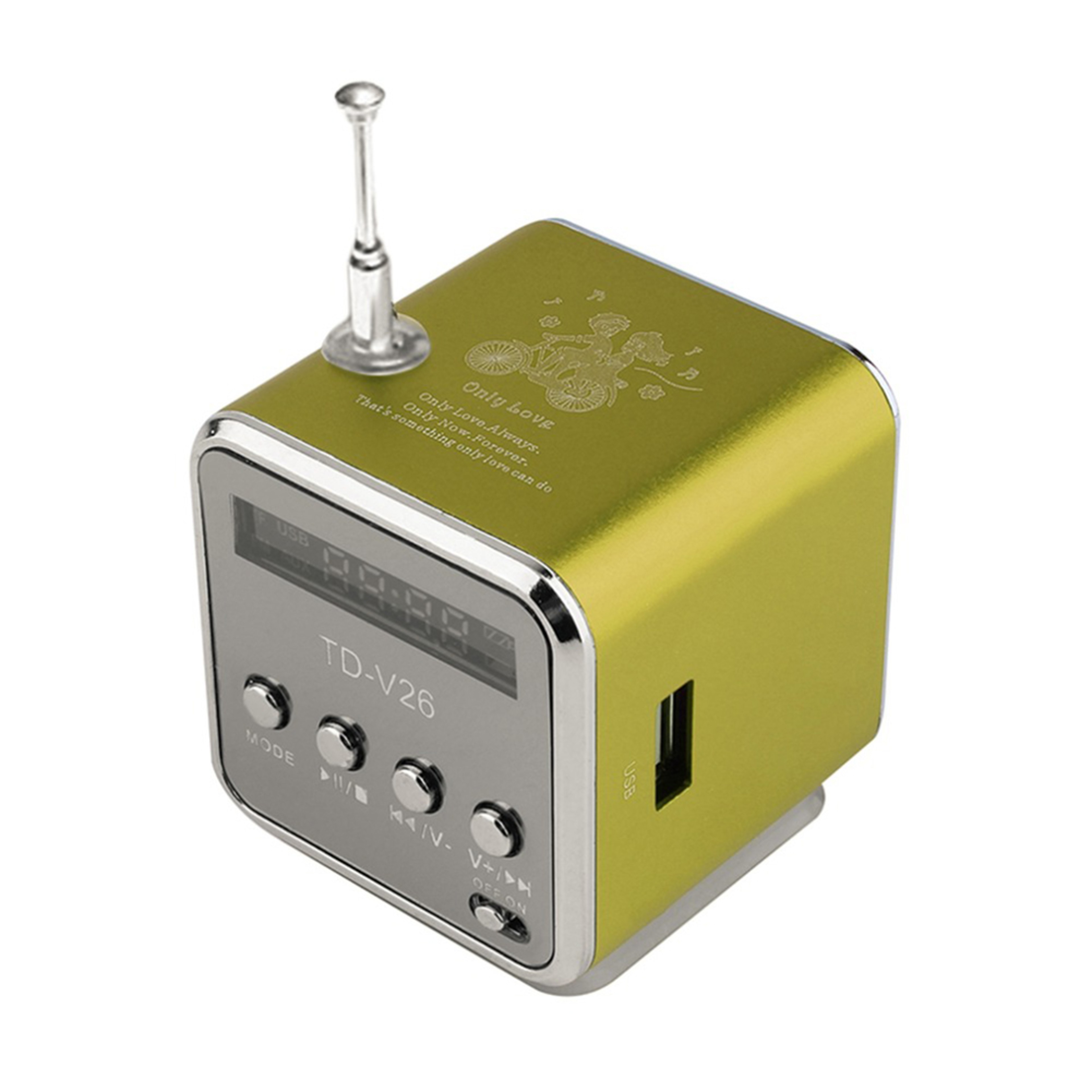 Portable FM Radio Speaker With Digital Receiver And Mini Music Player 5