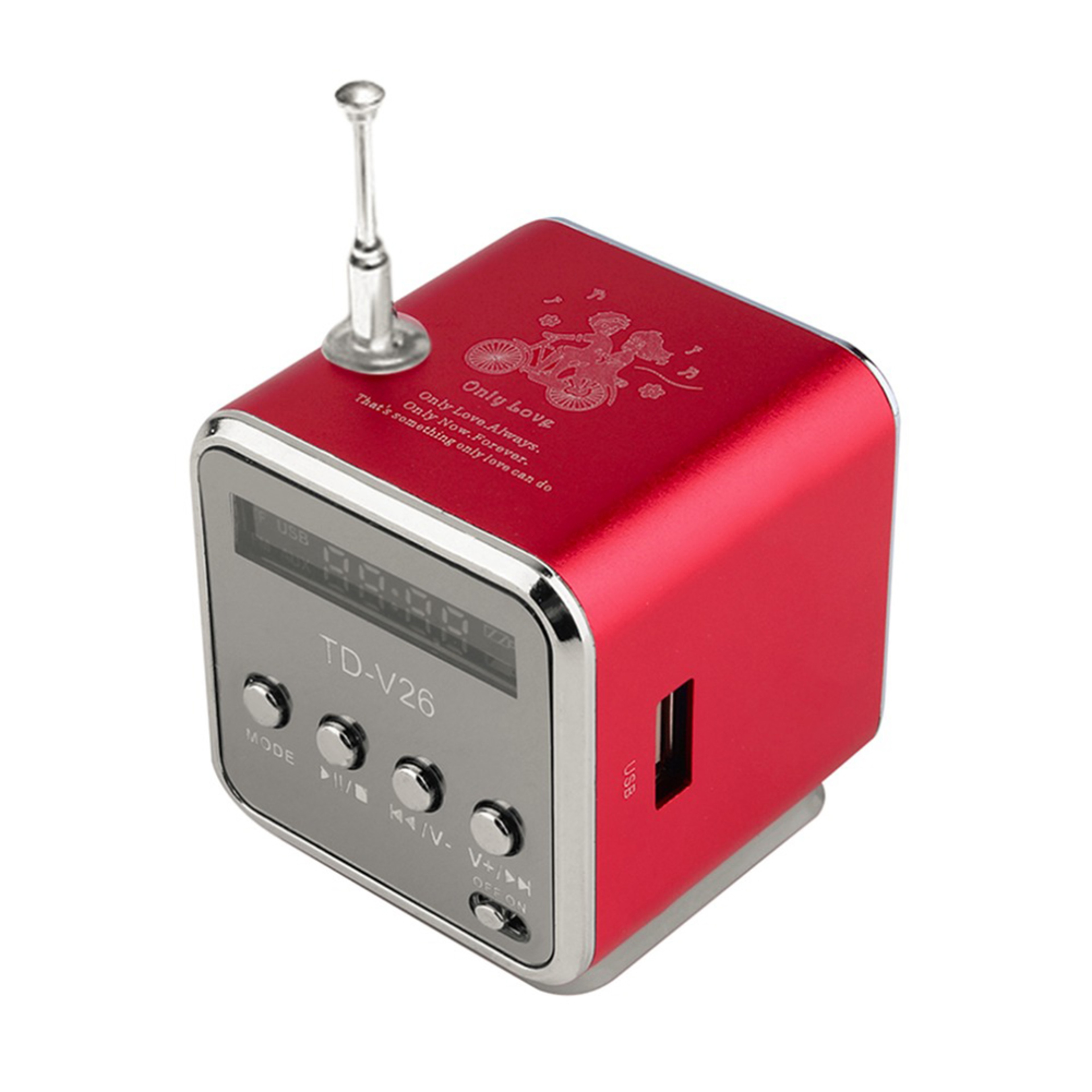 Portable FM Radio Speaker With Digital Receiver And Mini Music Player 6