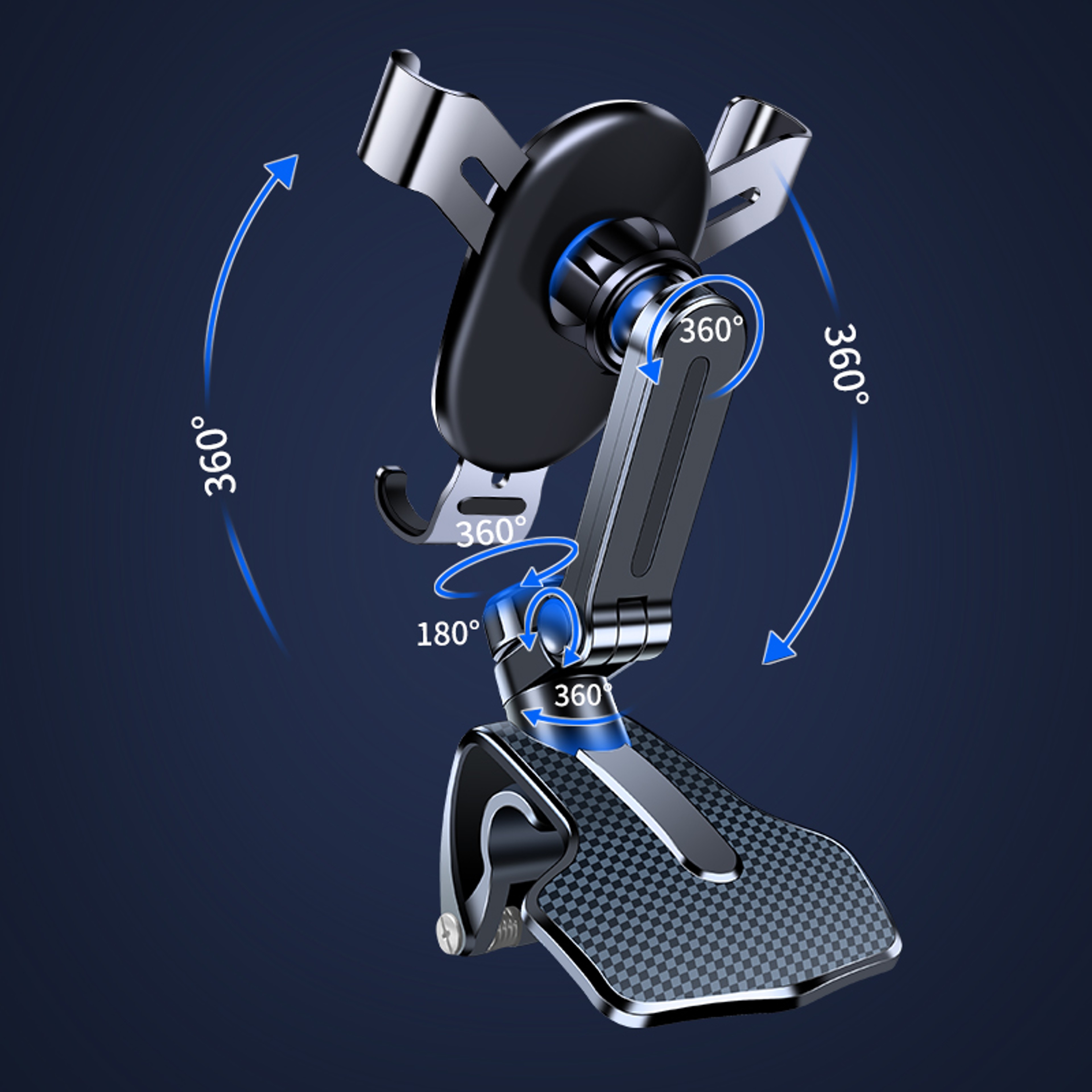 Gravity Lock Car Phone Holder Dashboard Mount For Secure Hands Free Navigation 2