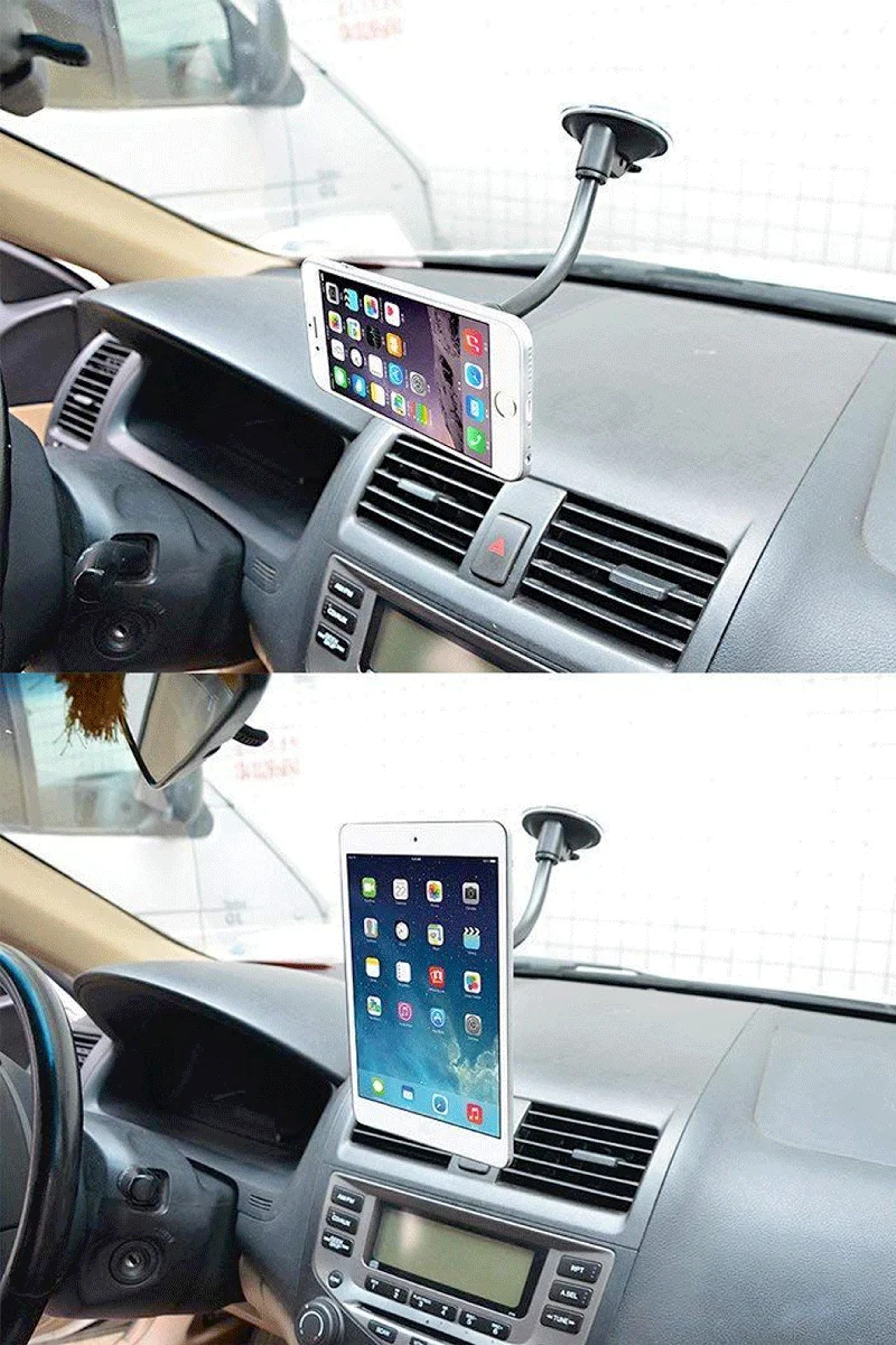 Universal Magnetic Car Phone Holder With Long Arm Dashboard  Windshield Mount 2