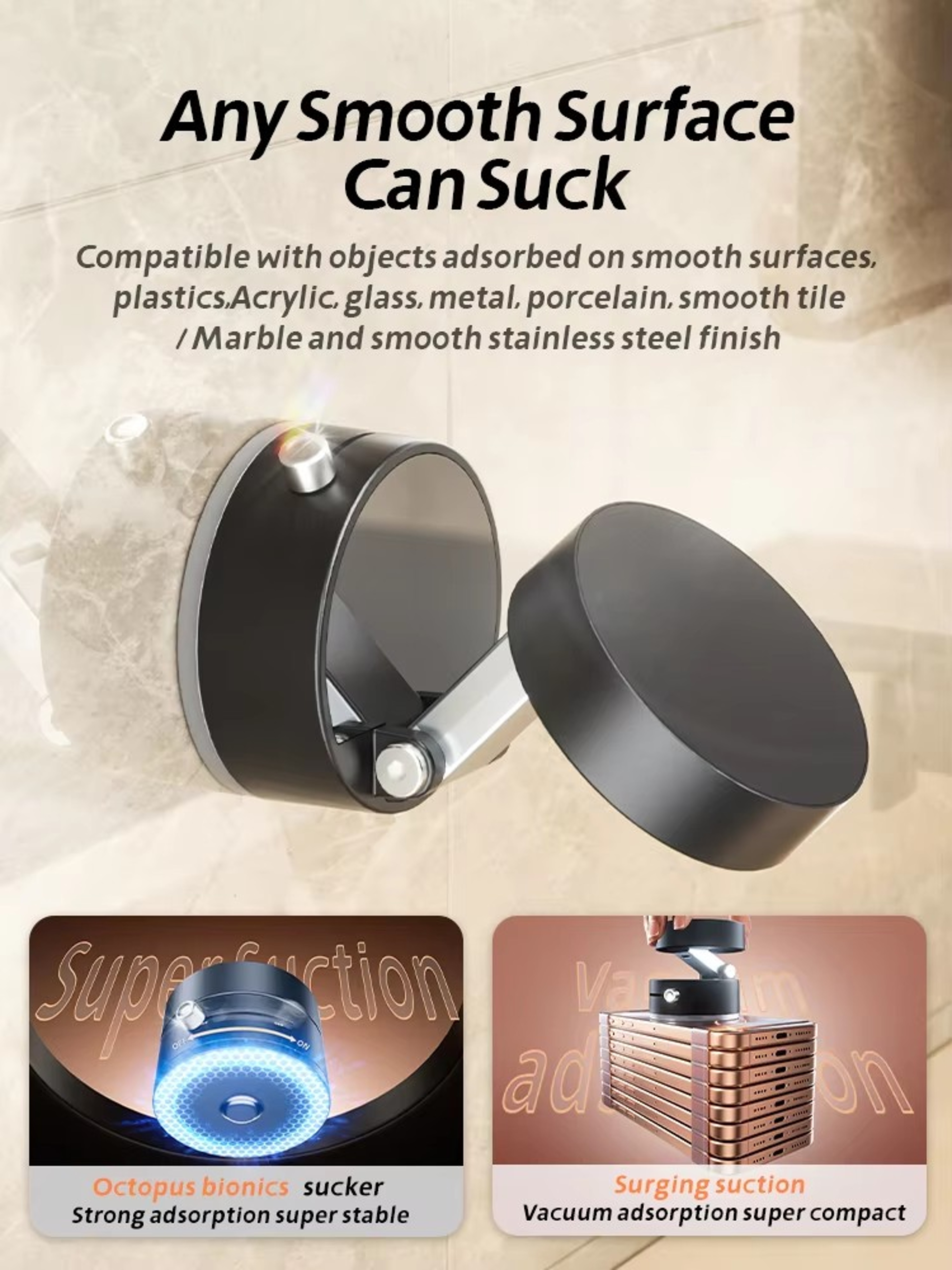 MagGrip Pro Magnetic Car Phone Mount With Vacuum Suction For Dashboard Glass  More 5