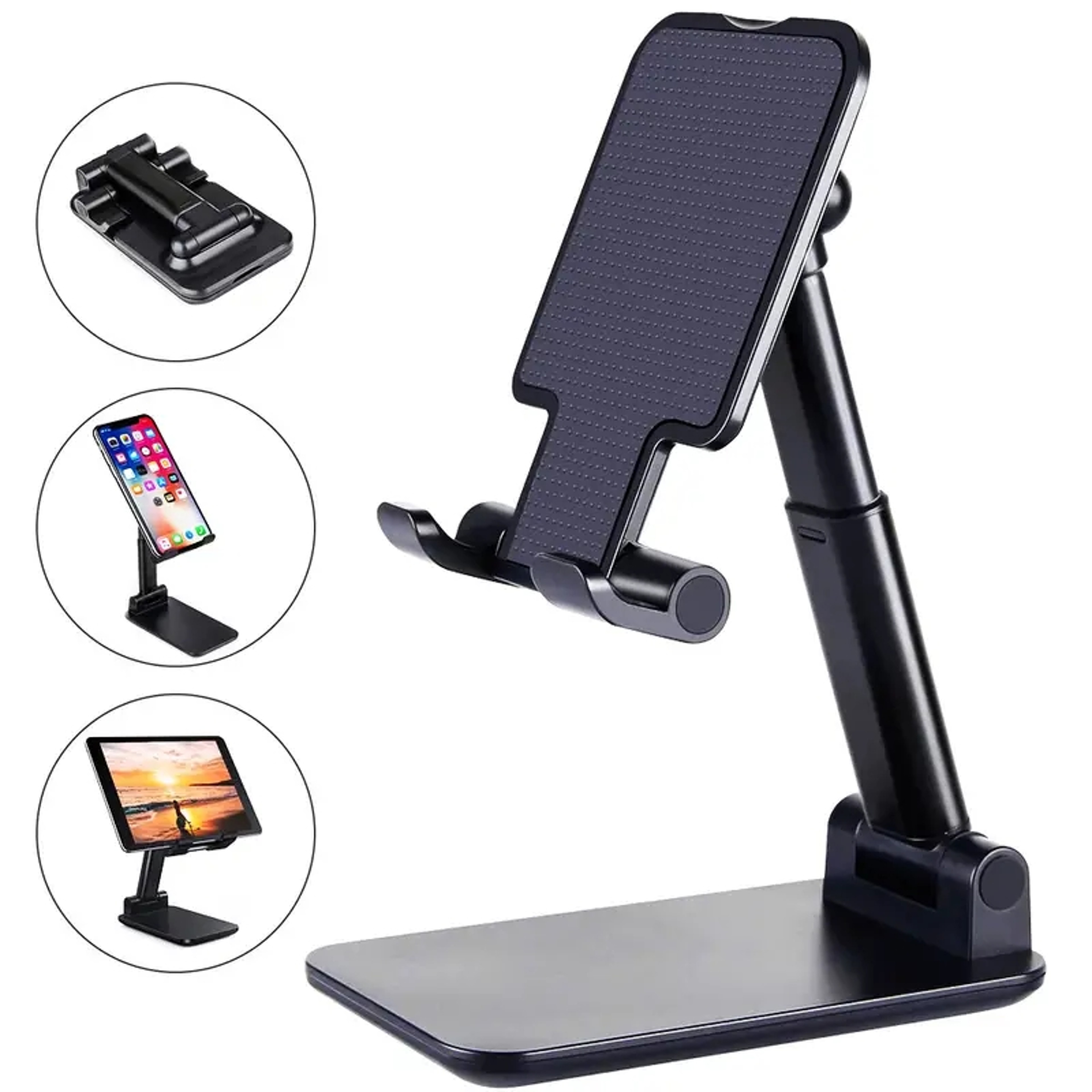 Universal Adjustable Phone Stand For Desk With Tablet Holder And Multi Angle Viewing 4