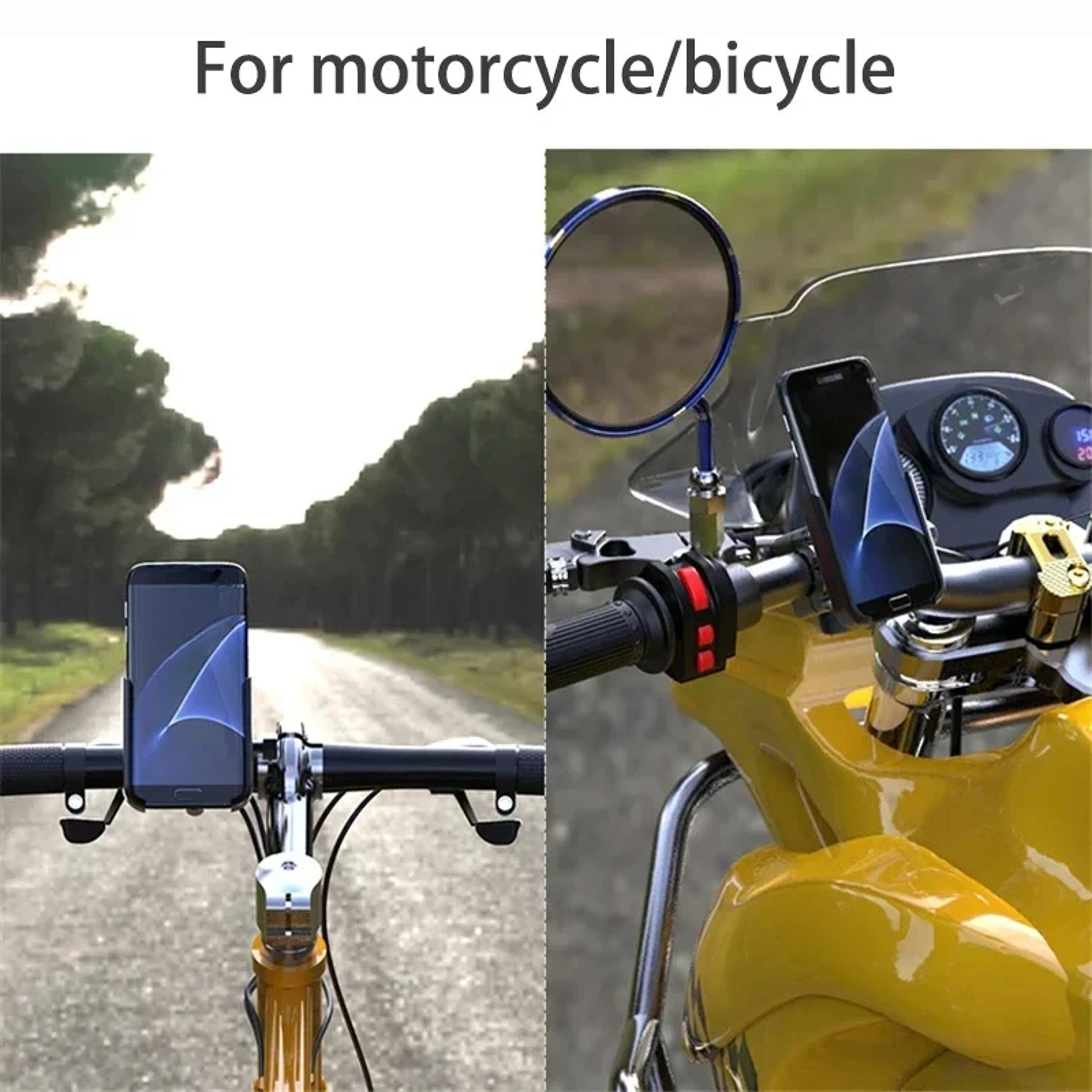 RideLock Aluminum Bike Phone Mount For Motorcycle  Bicycle Smartphones 3