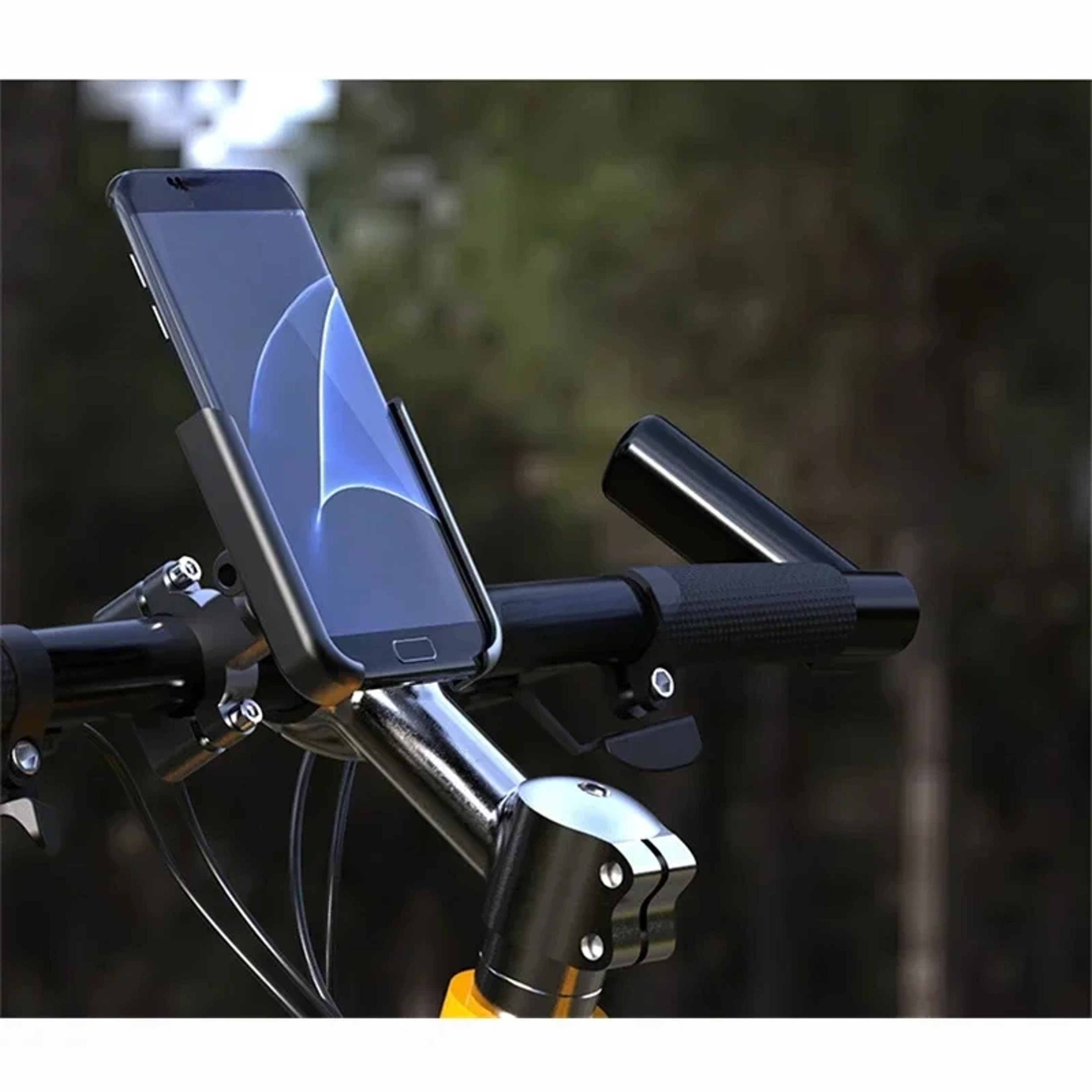 RideLock Aluminum Bike Phone Mount For Motorcycle  Bicycle Smartphones 4