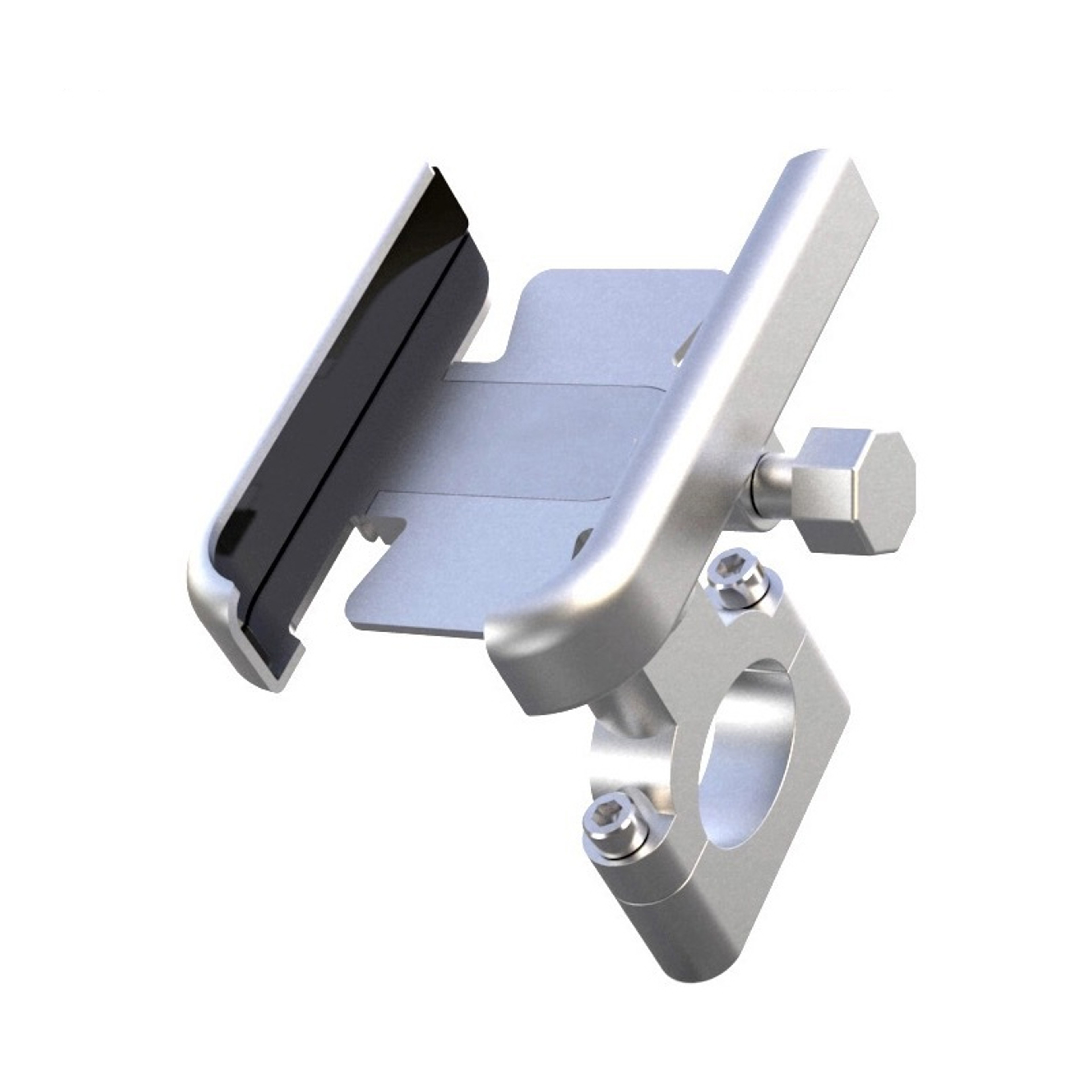 RideLock Aluminum Bike Phone Mount For Motorcycle  Bicycle Smartphones 0