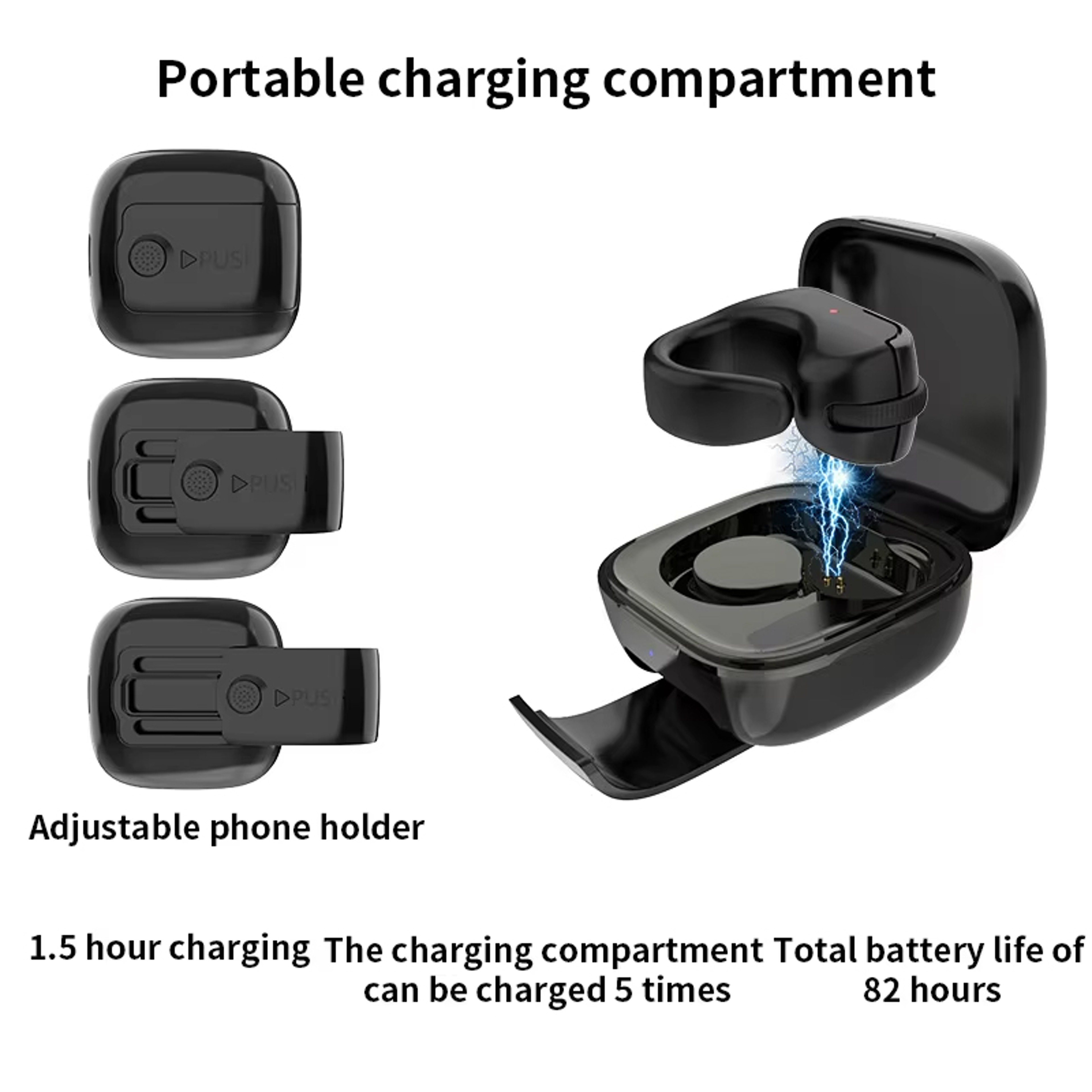 Dual Mode Bluetooth Ring Mouse With Touchpad Rechargeable Wireless Presentation Remote 3