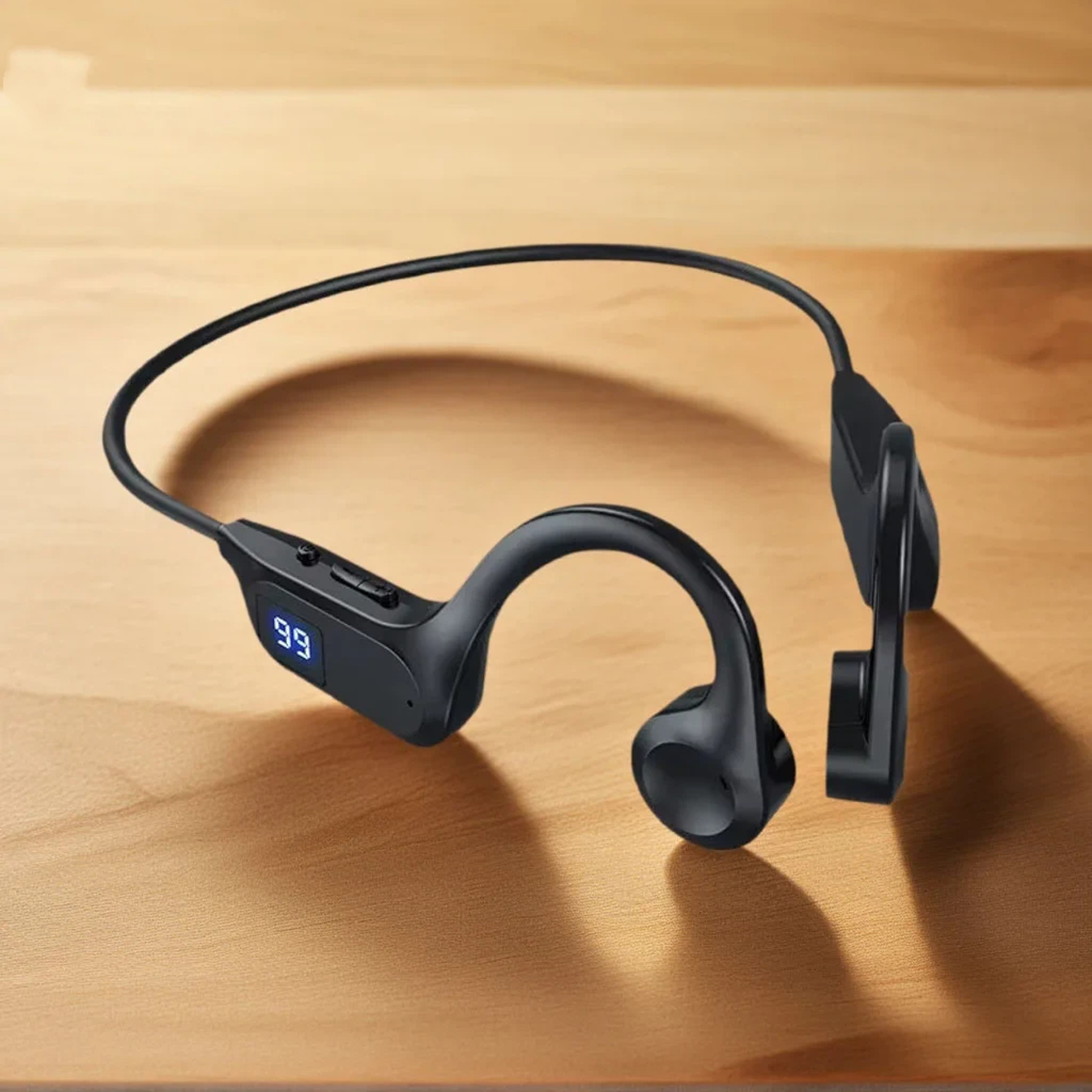 Open Ear Bone Conduction Headphones Bluetooth Sport Headset With Mic For Running  Workouts 1