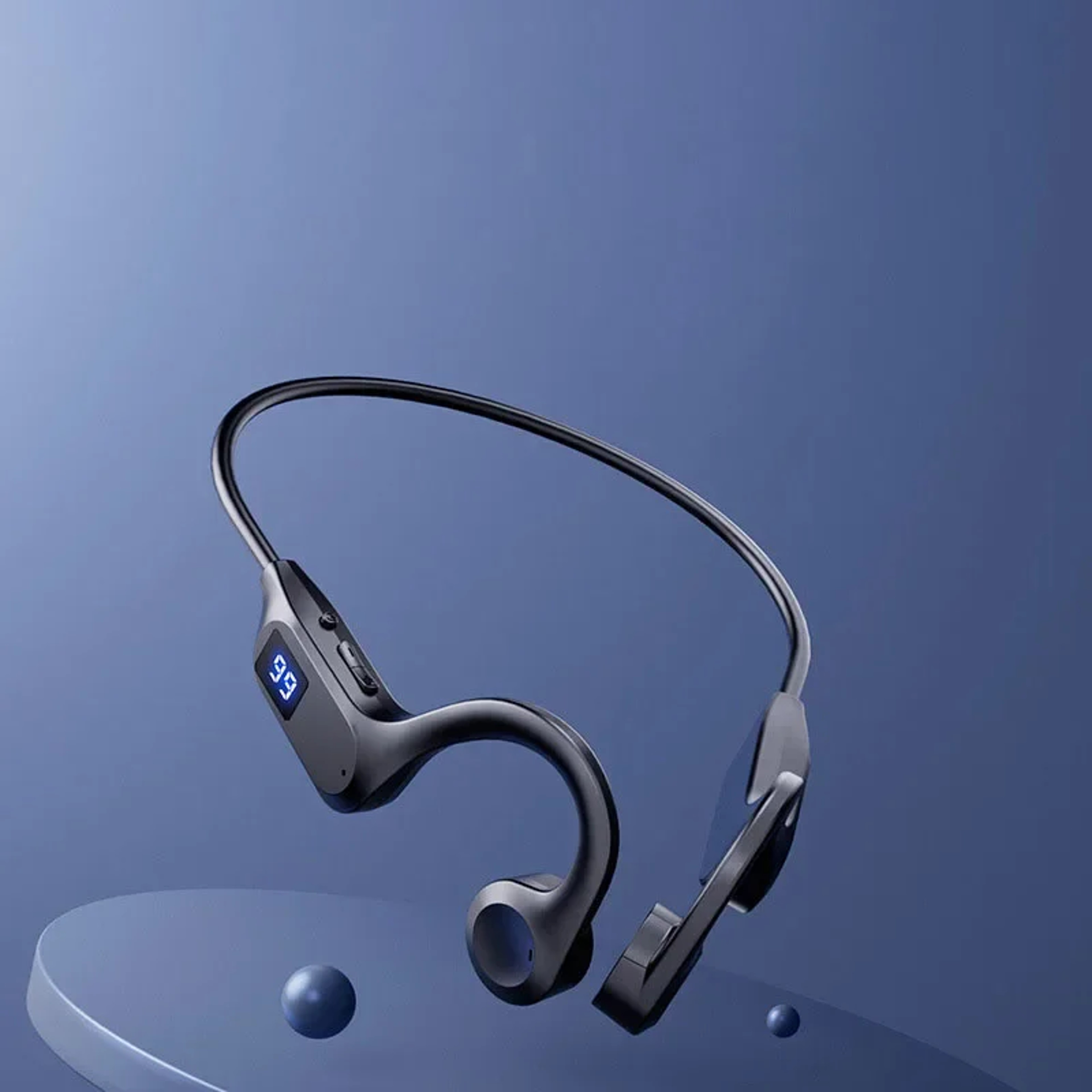 Open Ear Bone Conduction Headphones Bluetooth Sport Headset With Mic For Running  Workouts 3