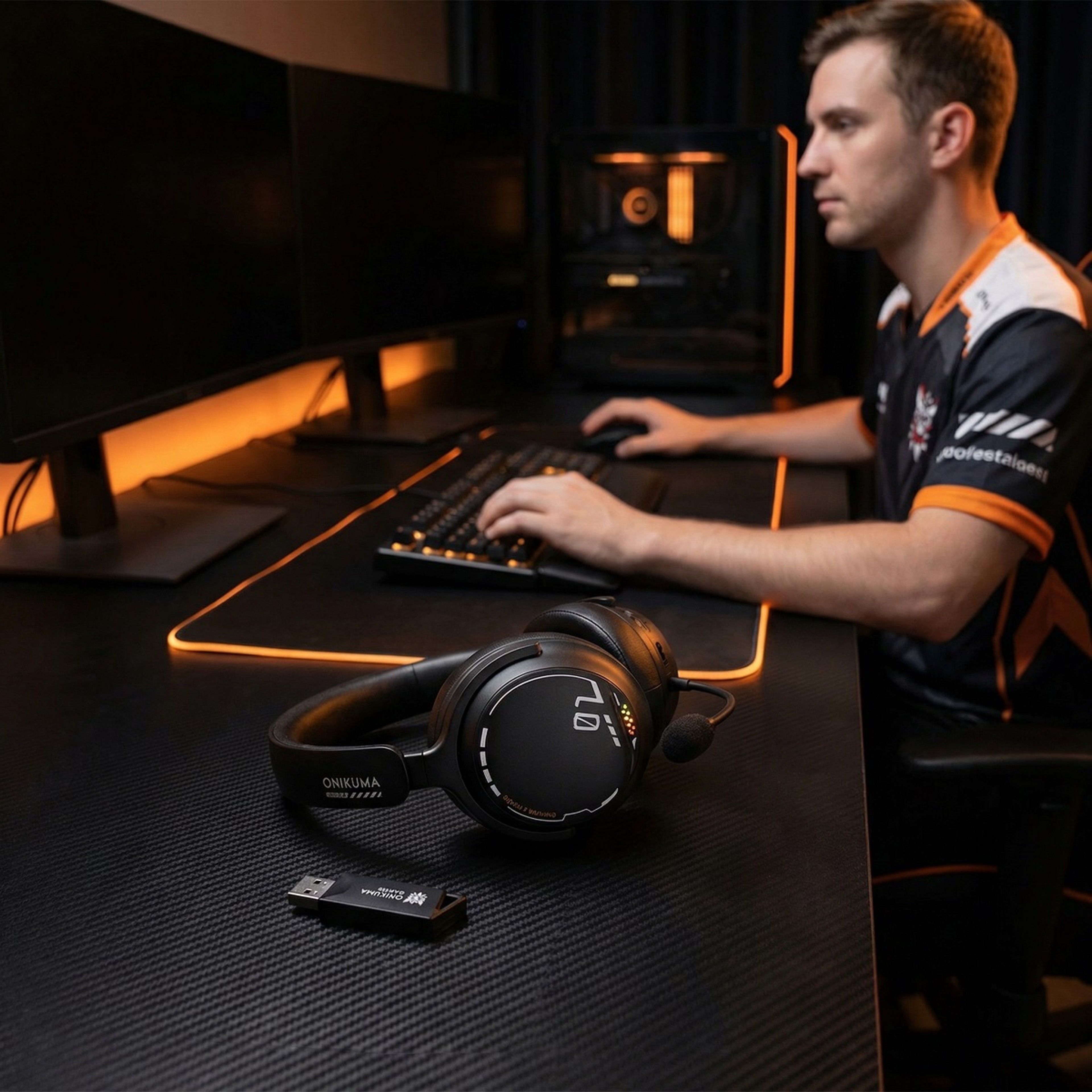 Wireless Gaming Headset With Mic Bluetooth Wired For  Mobile 0