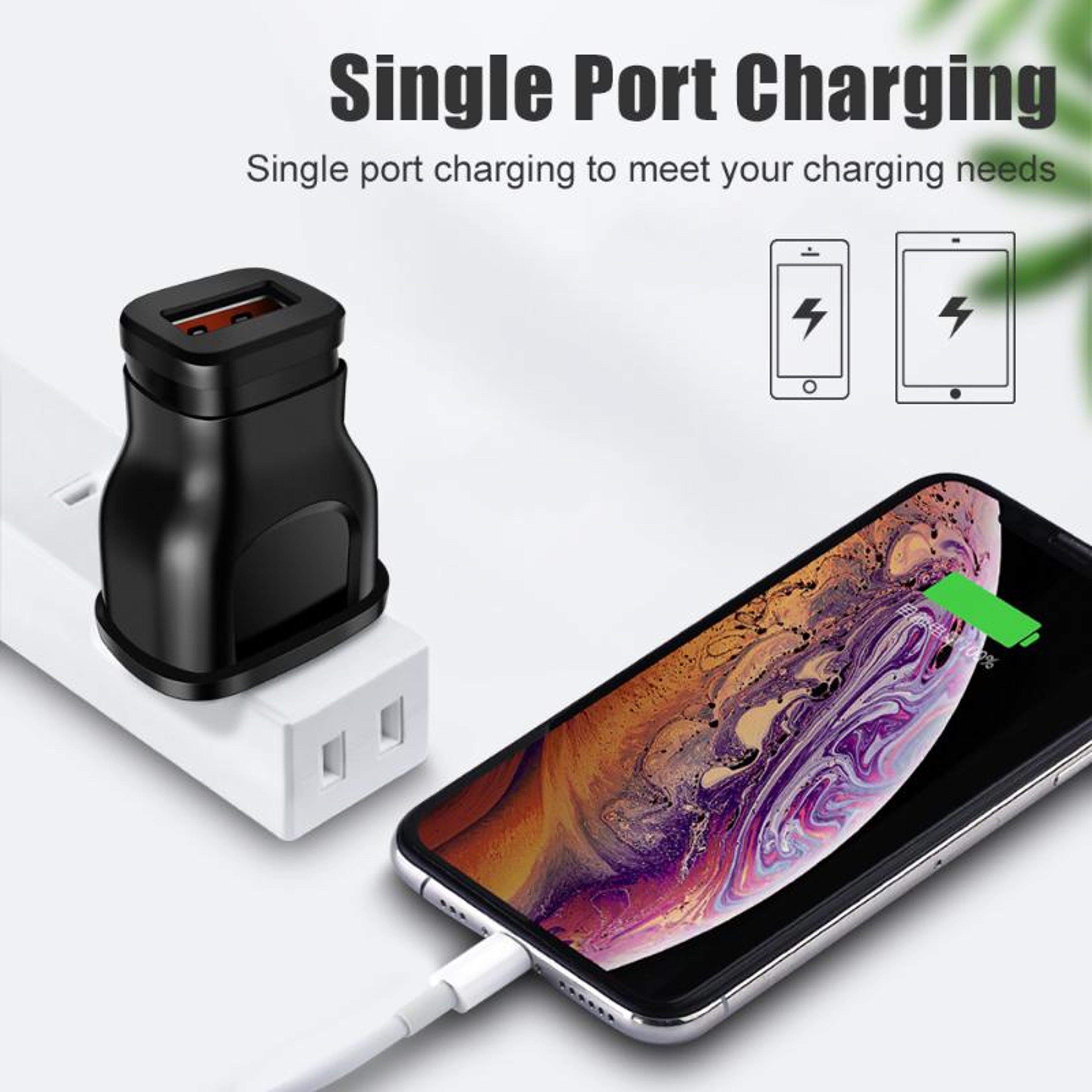 Portable USB Wall Charger Travel Power Adapter 1
