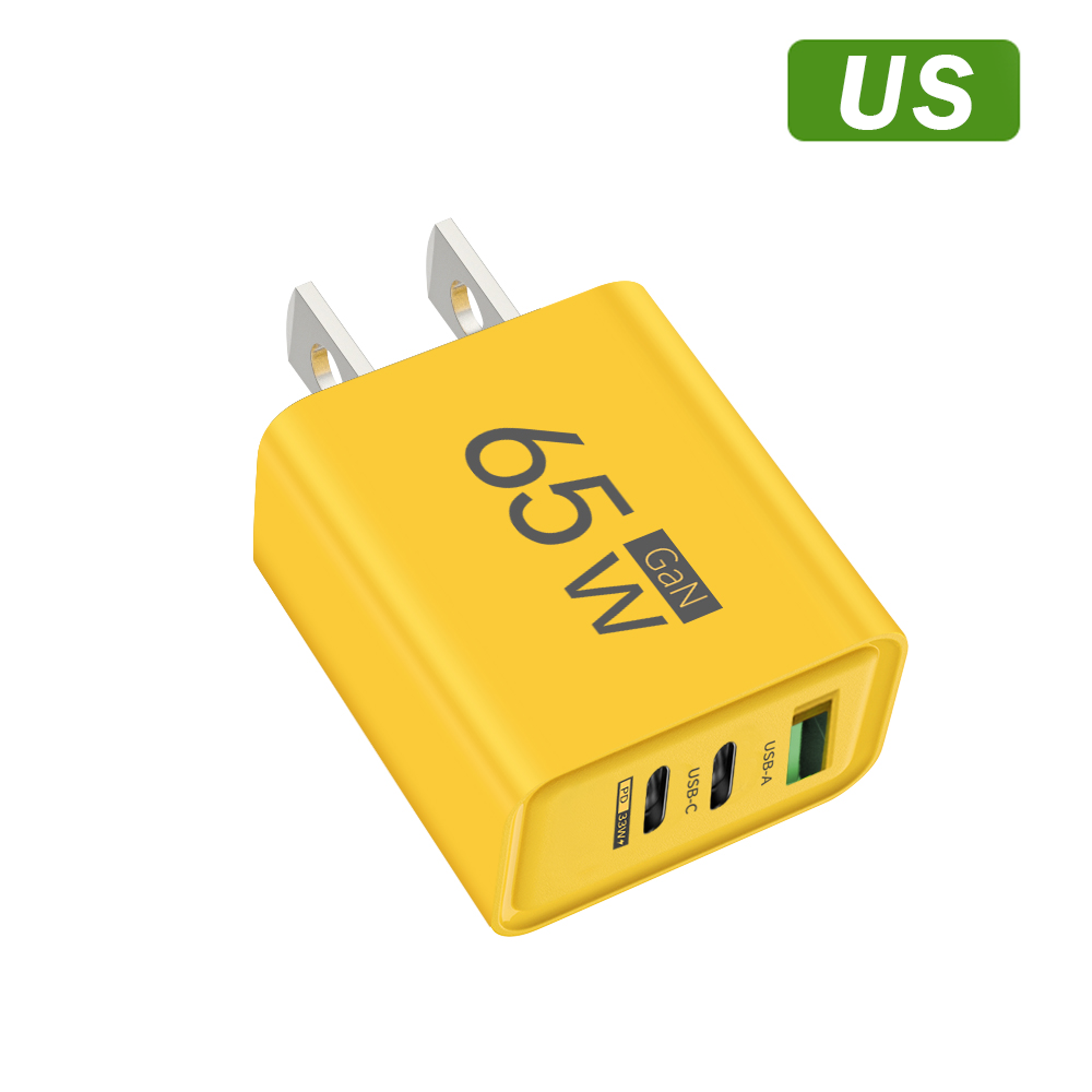 USB C PD Charger 3 Port Fast Charging Wall Adapter 5