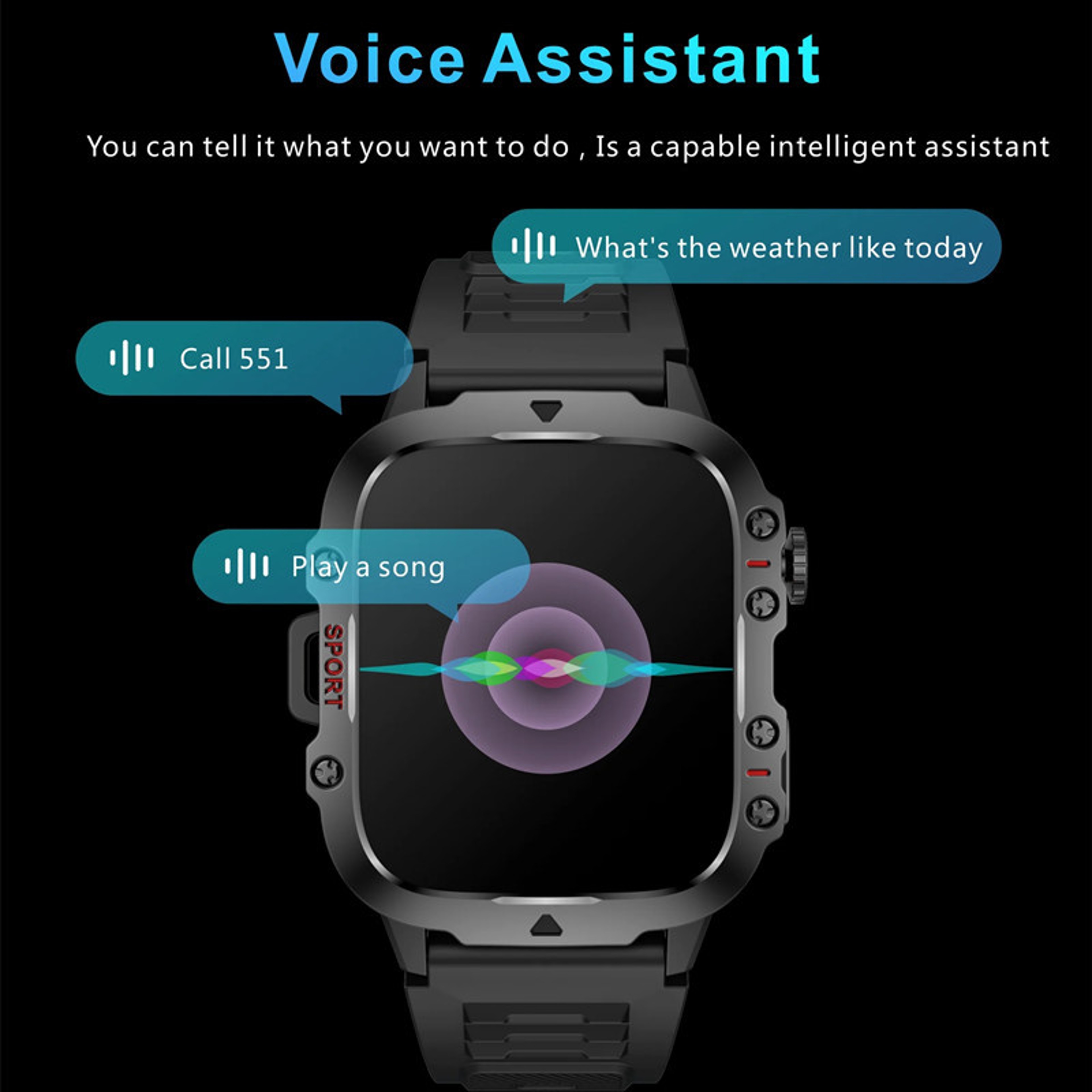 Bluetooth Calling Smartwatch With Fitness Tracker And Voice Assistant 9