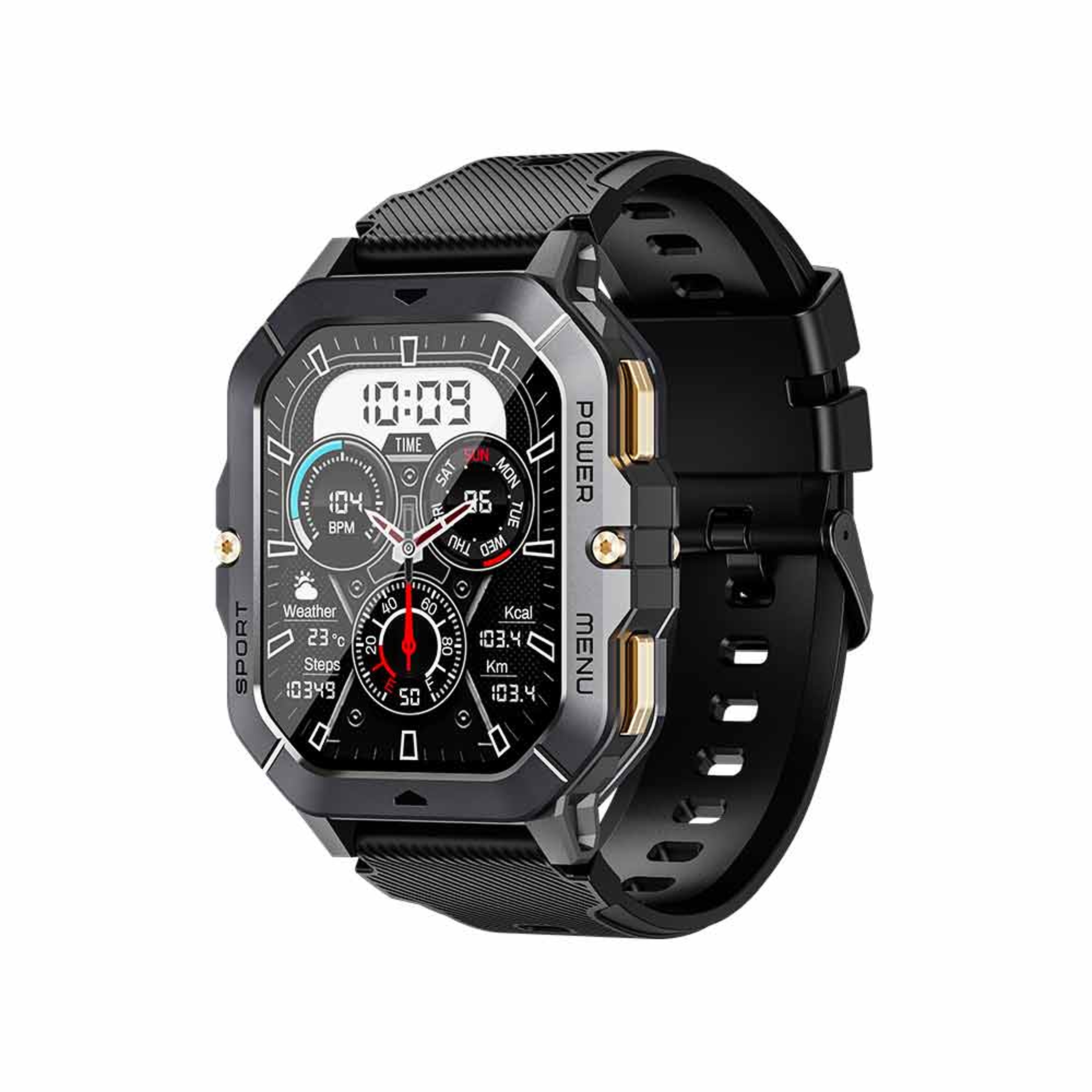 Bluetooth Calling Smartwatch Waterproof Fitness Tracker For Android And IPhone 0