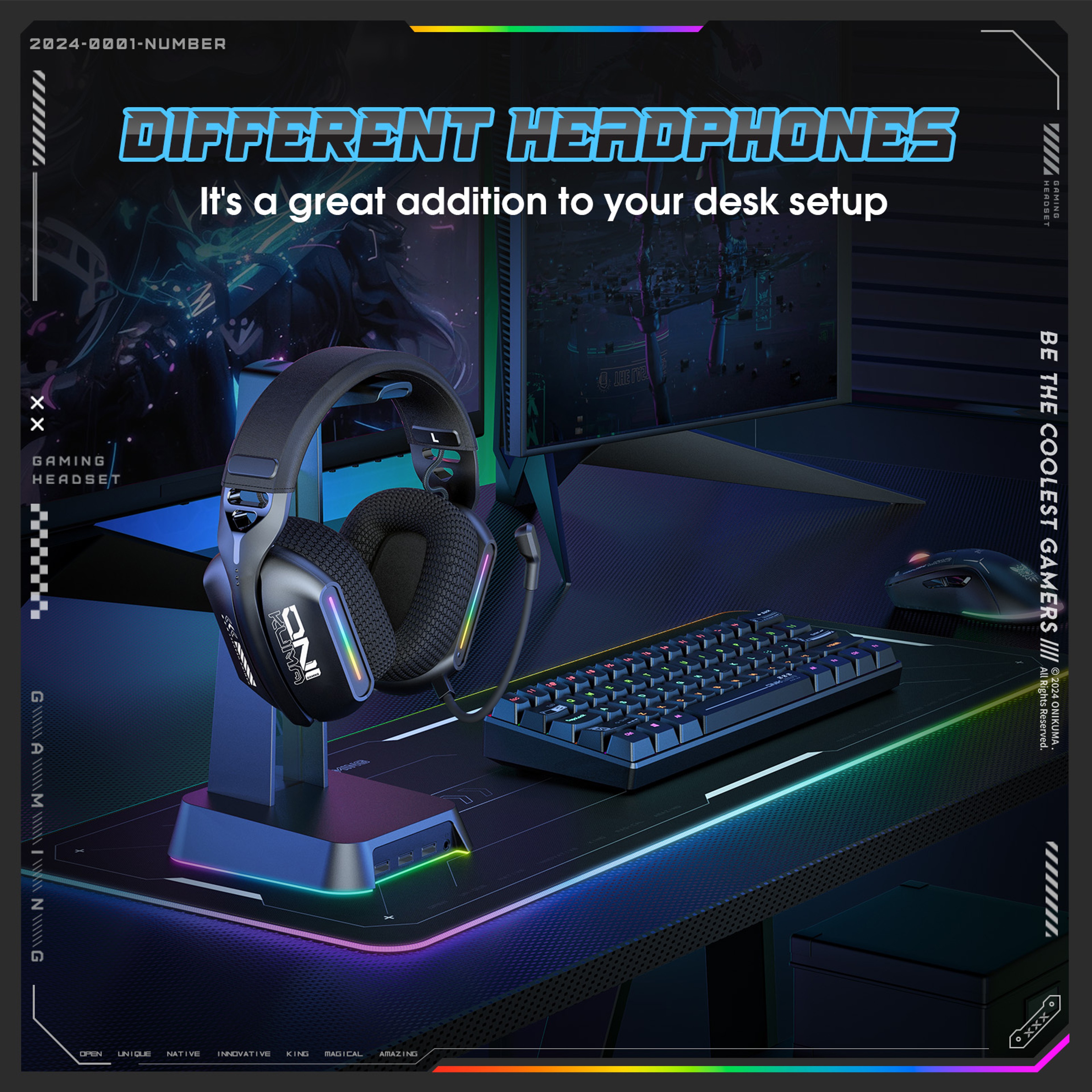 Wireless Gaming Headset With Bluetooth And HD Mic 3
