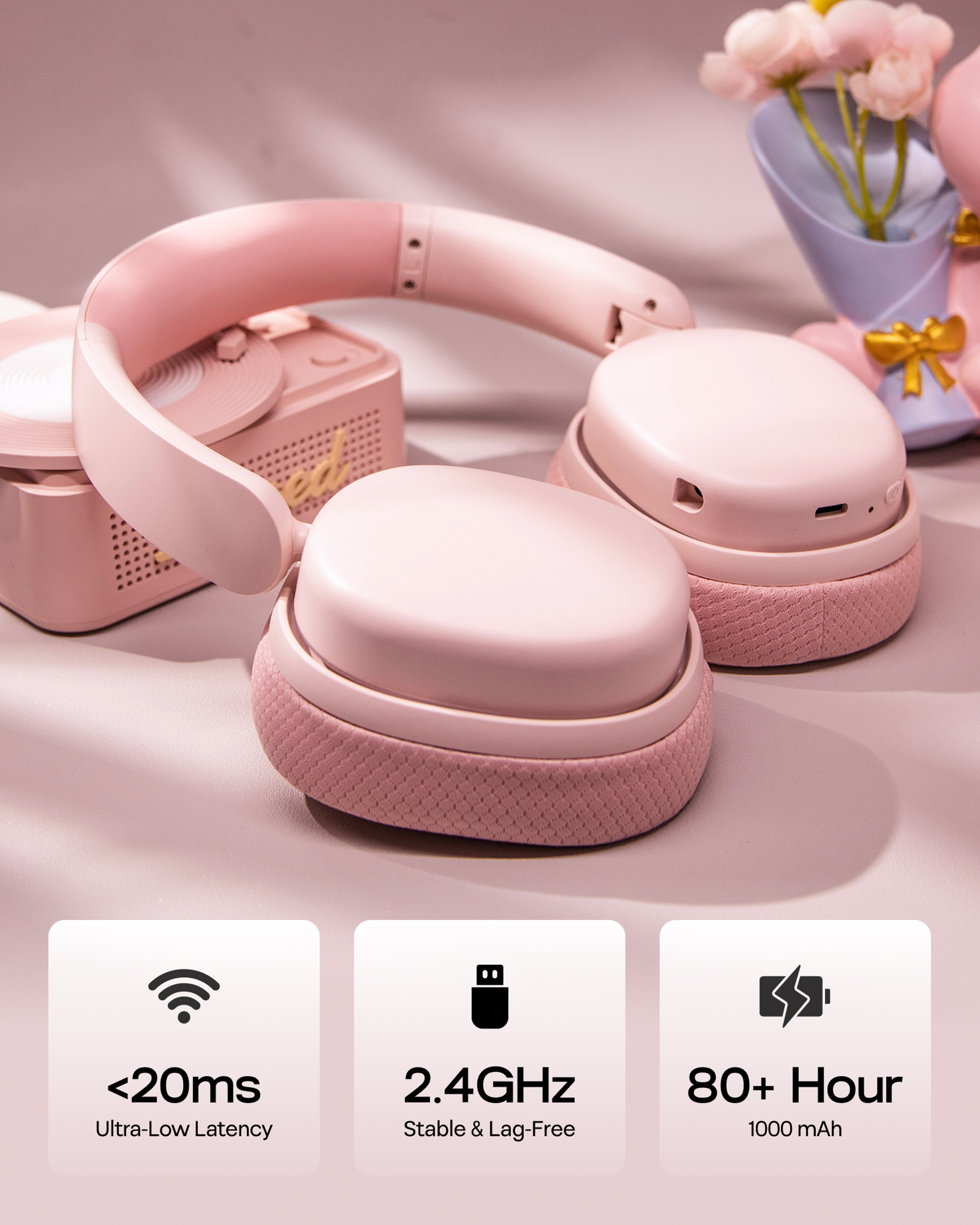 Wireless Gaming Headset With Bluetooth Noise Cancelling Mic And RGB Lights 5