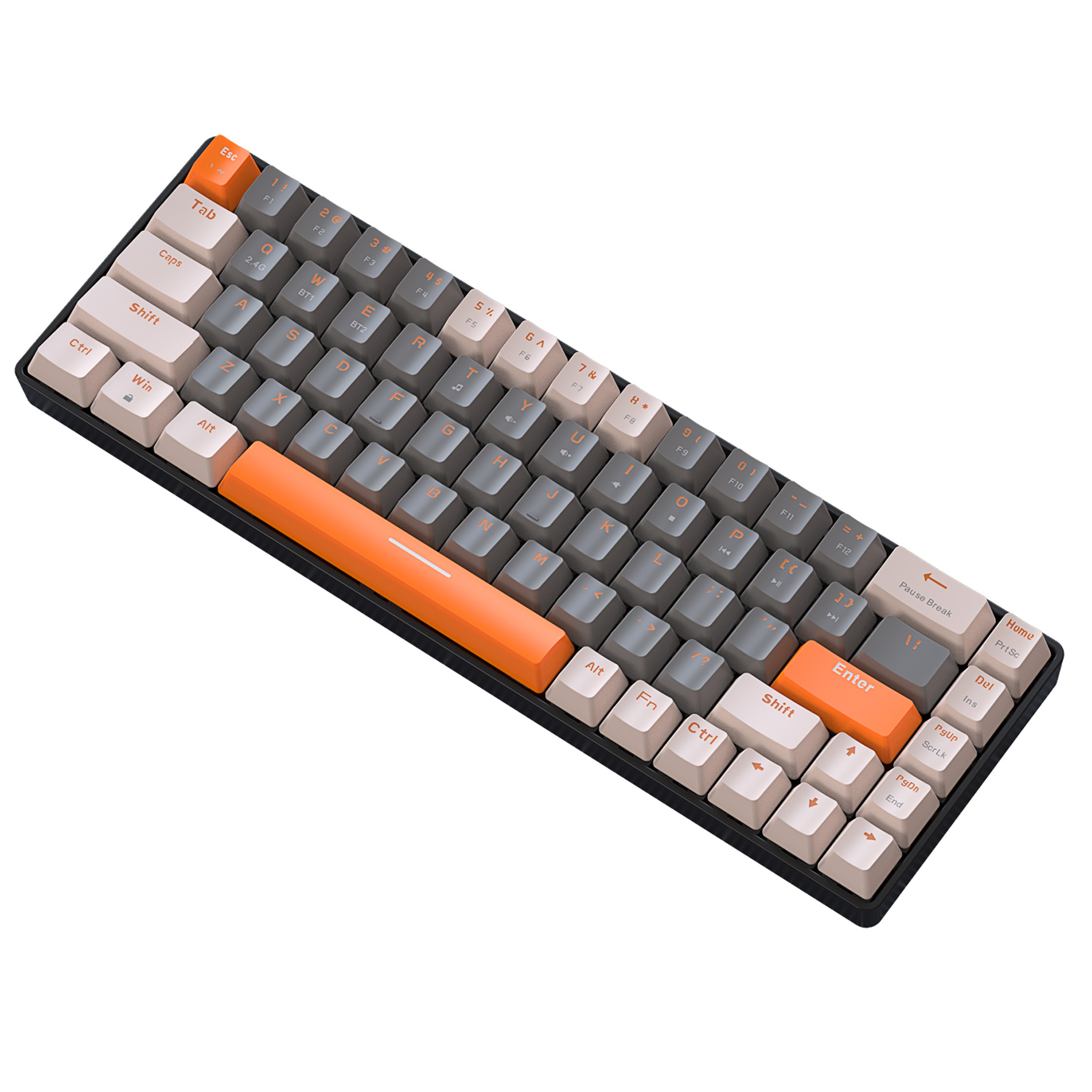 Wireless Mechanical Keyboard Key Hot Swappable Bluetooth Gaming Keyboard With Dual Mode 0