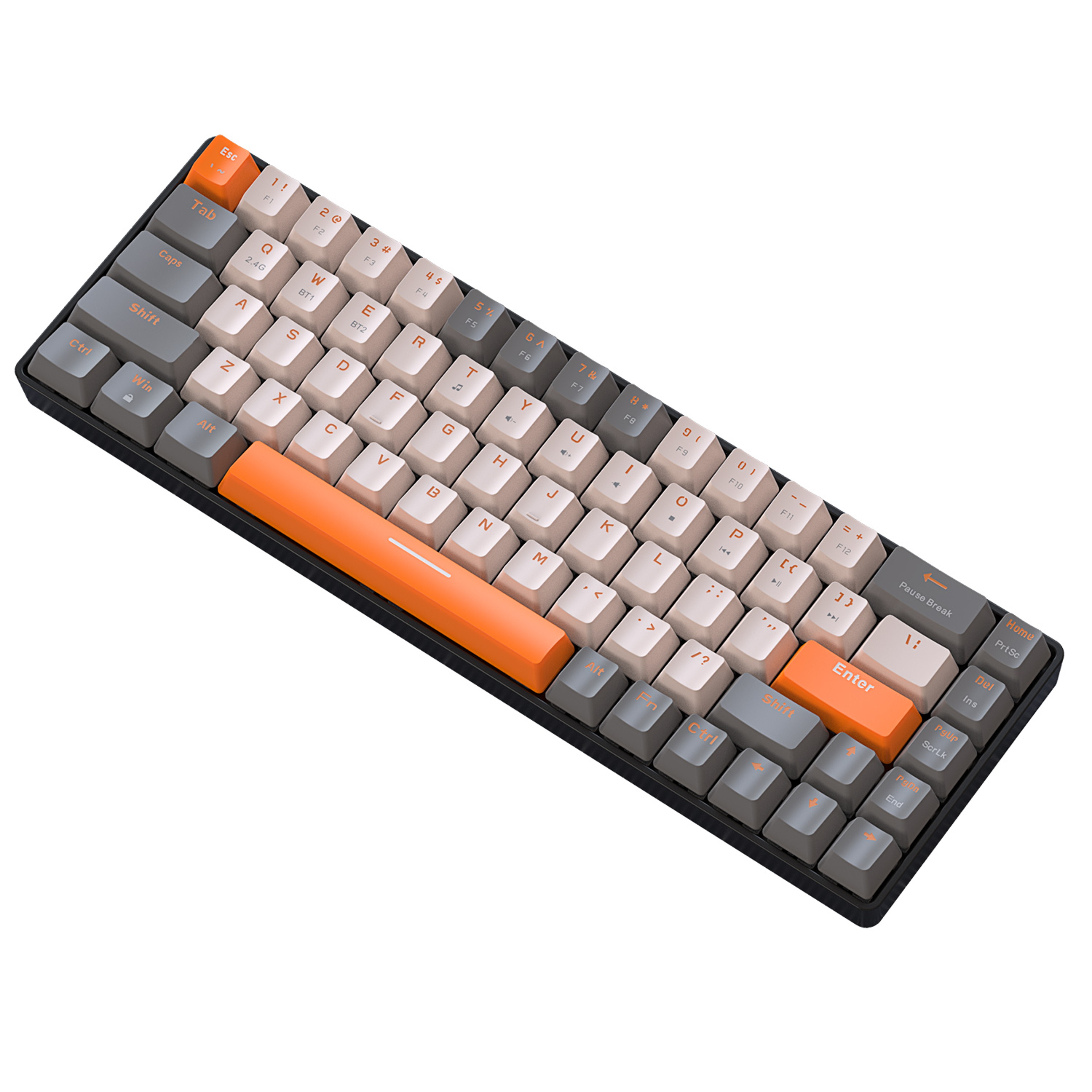 Wireless Mechanical Keyboard Key Hot Swappable Bluetooth Gaming Keyboard With Dual Mode 1