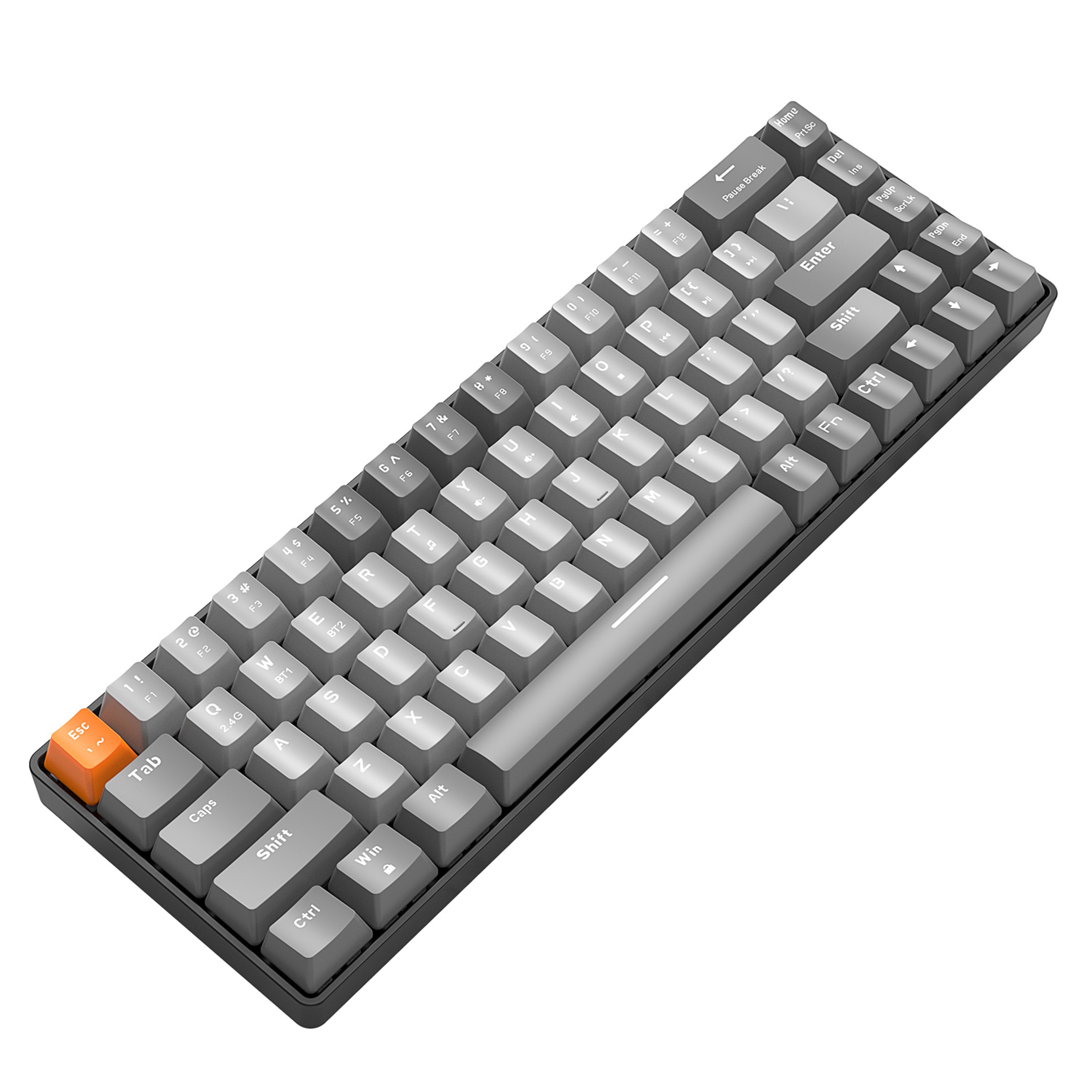 Wireless Mechanical Keyboard Key Hot Swappable Bluetooth Gaming Keyboard With Dual Mode 2