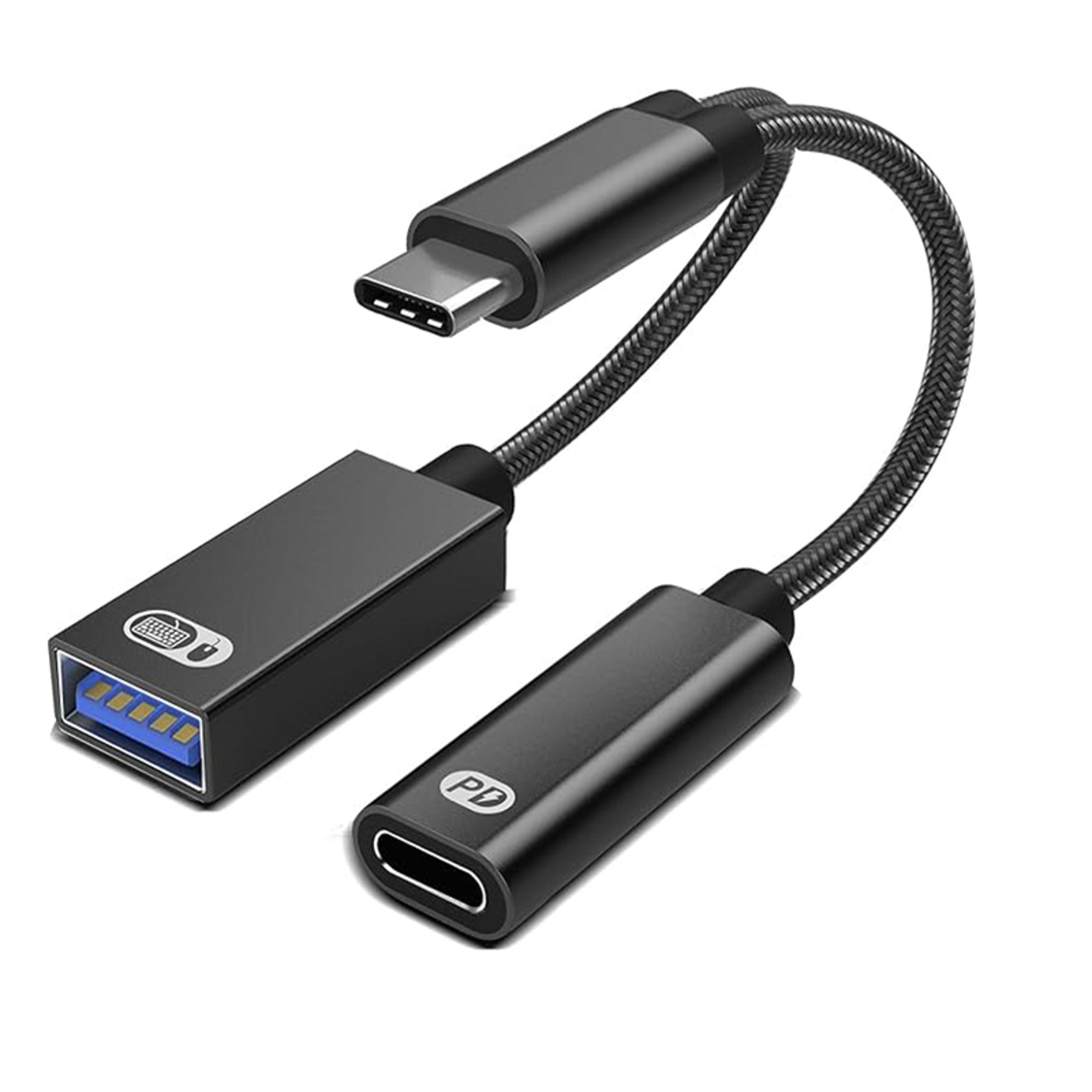 USB C OTG Adapter With PD Charging Support Type C To USB Adapter For Flash Drives Keyboards  More 0