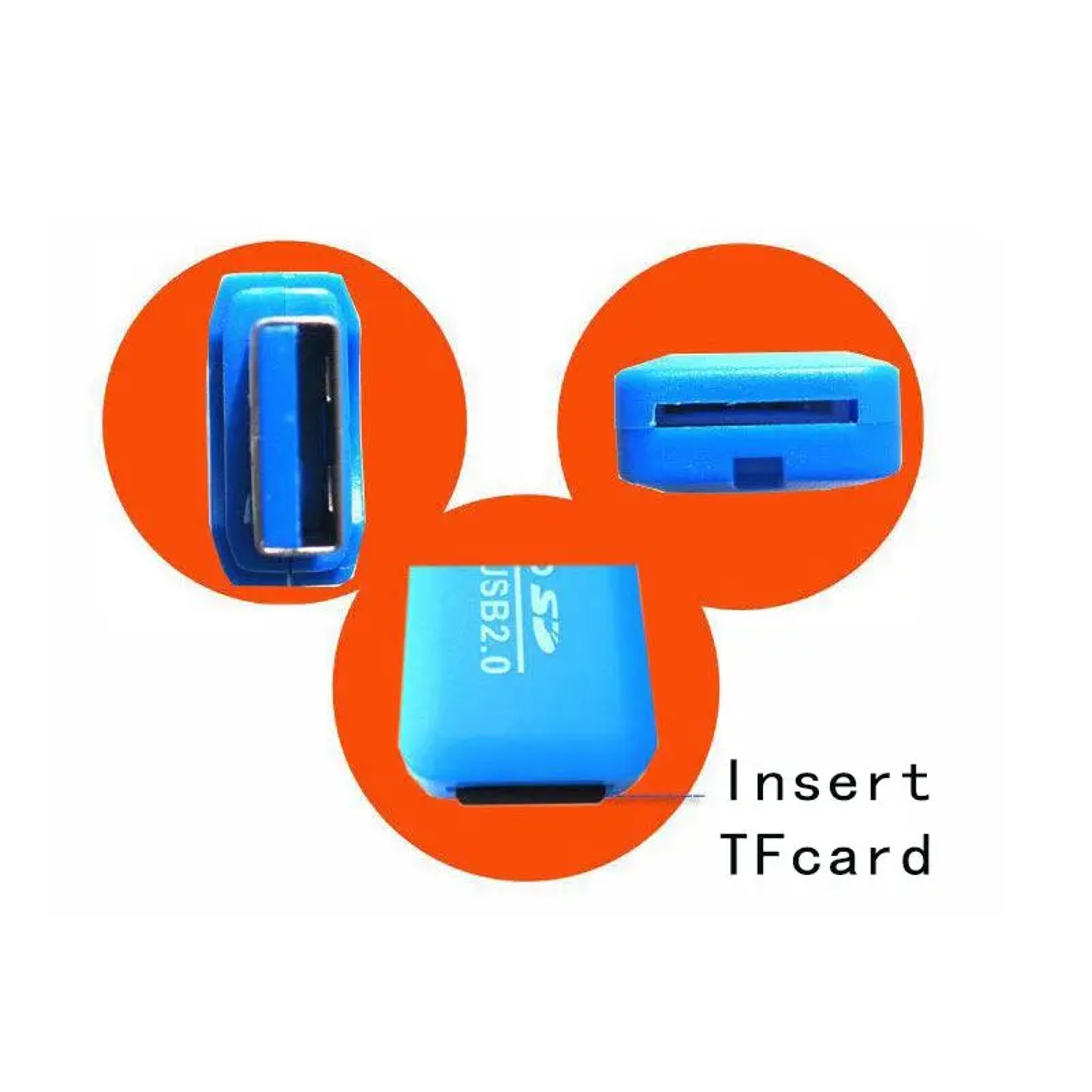 Mini USB Card Reader USB Memory Card Reader SD Card Adapter For Laptop And Mobile Devices 6