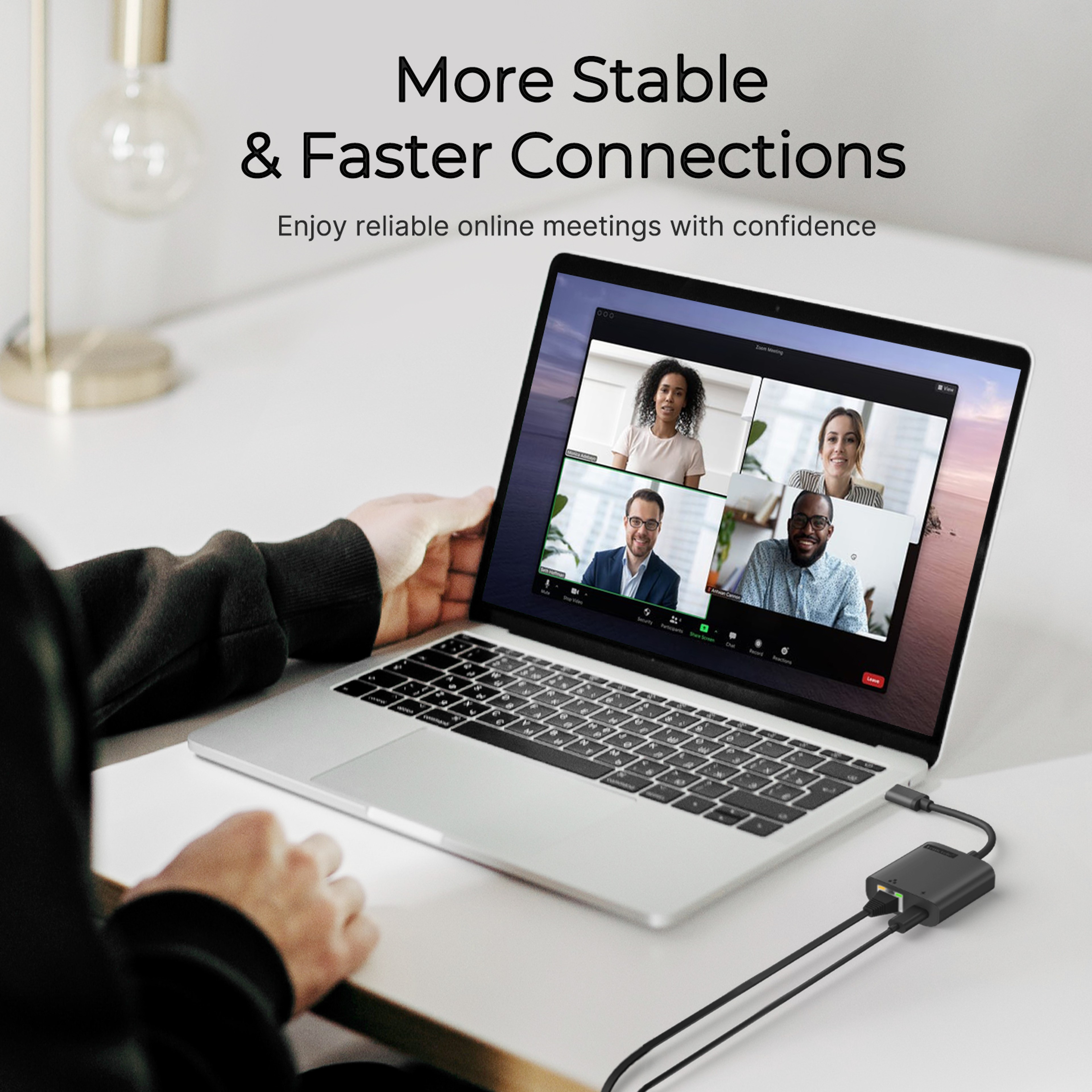 USB C Ethernet Adapter With Fast Charging Type C Docking Station 2