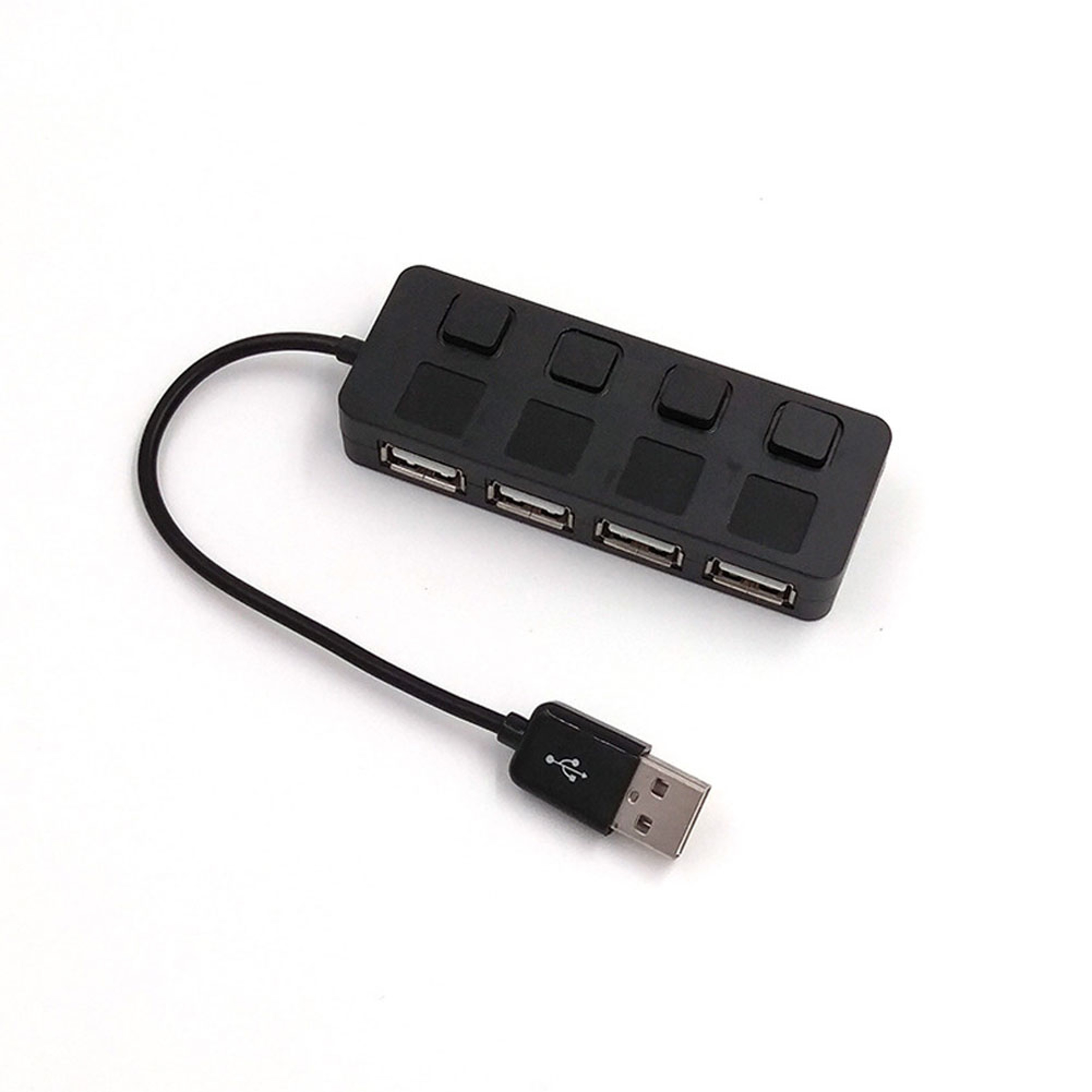 Port USB Hub With Individual On Off Switch High Speed USB Splitter For PC Laptop 6