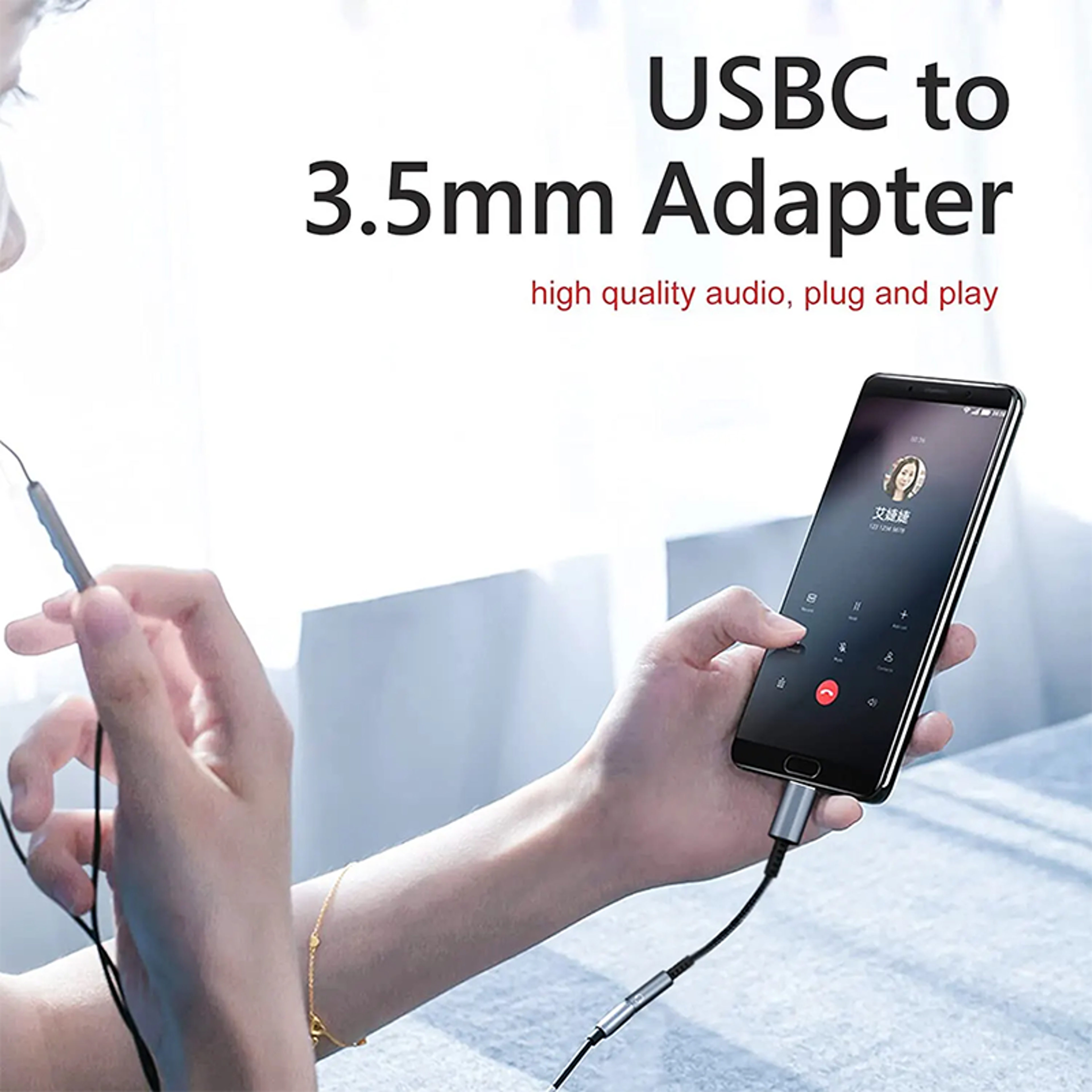 USB C to Adapter HiFi Audio Converter for iPhone Samsung Galaxy Huawei Xiaomi – view 5