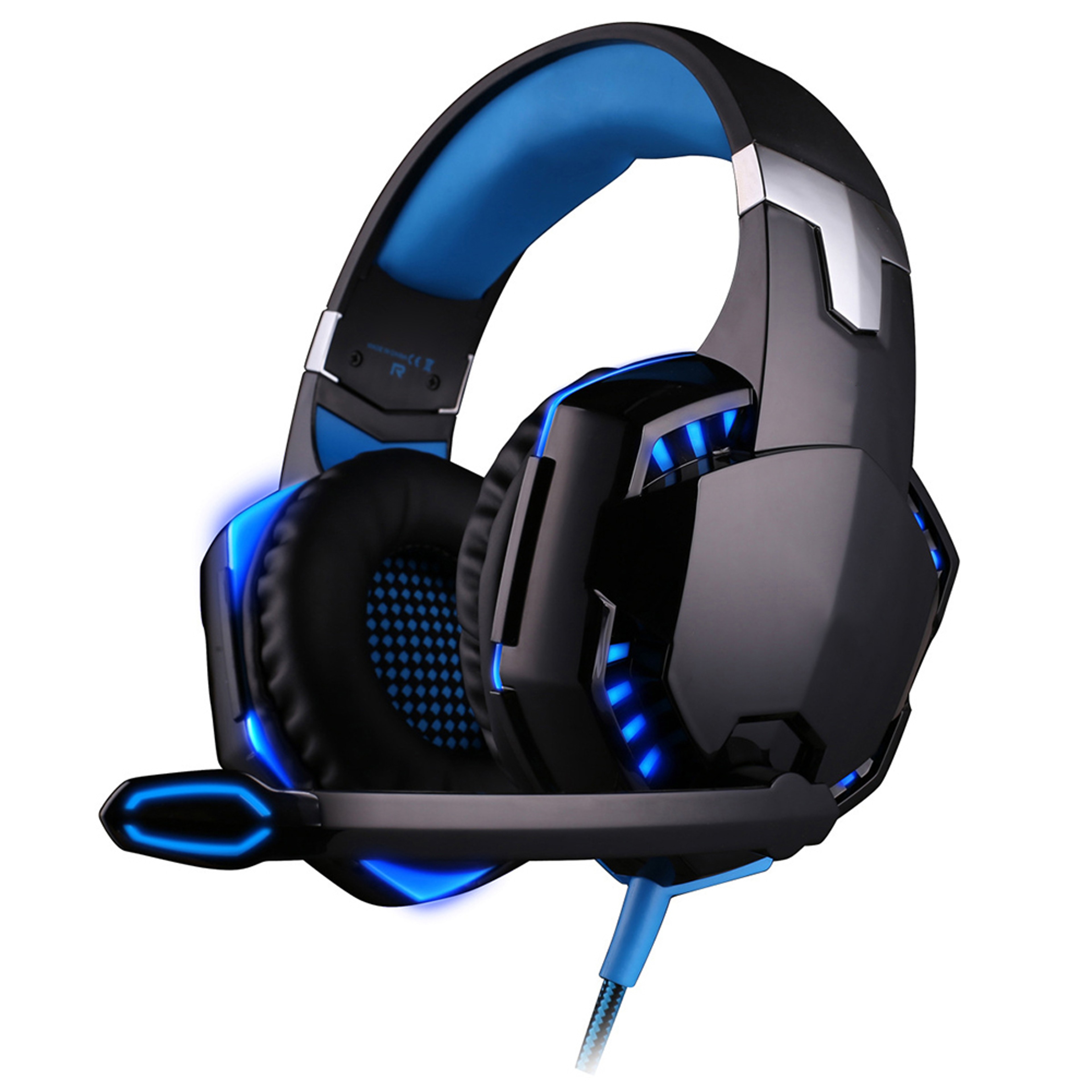 Gaming Headset With Mic Wired Stereo Bass PC Gaming Headphones For Computer Laptop And Console 1