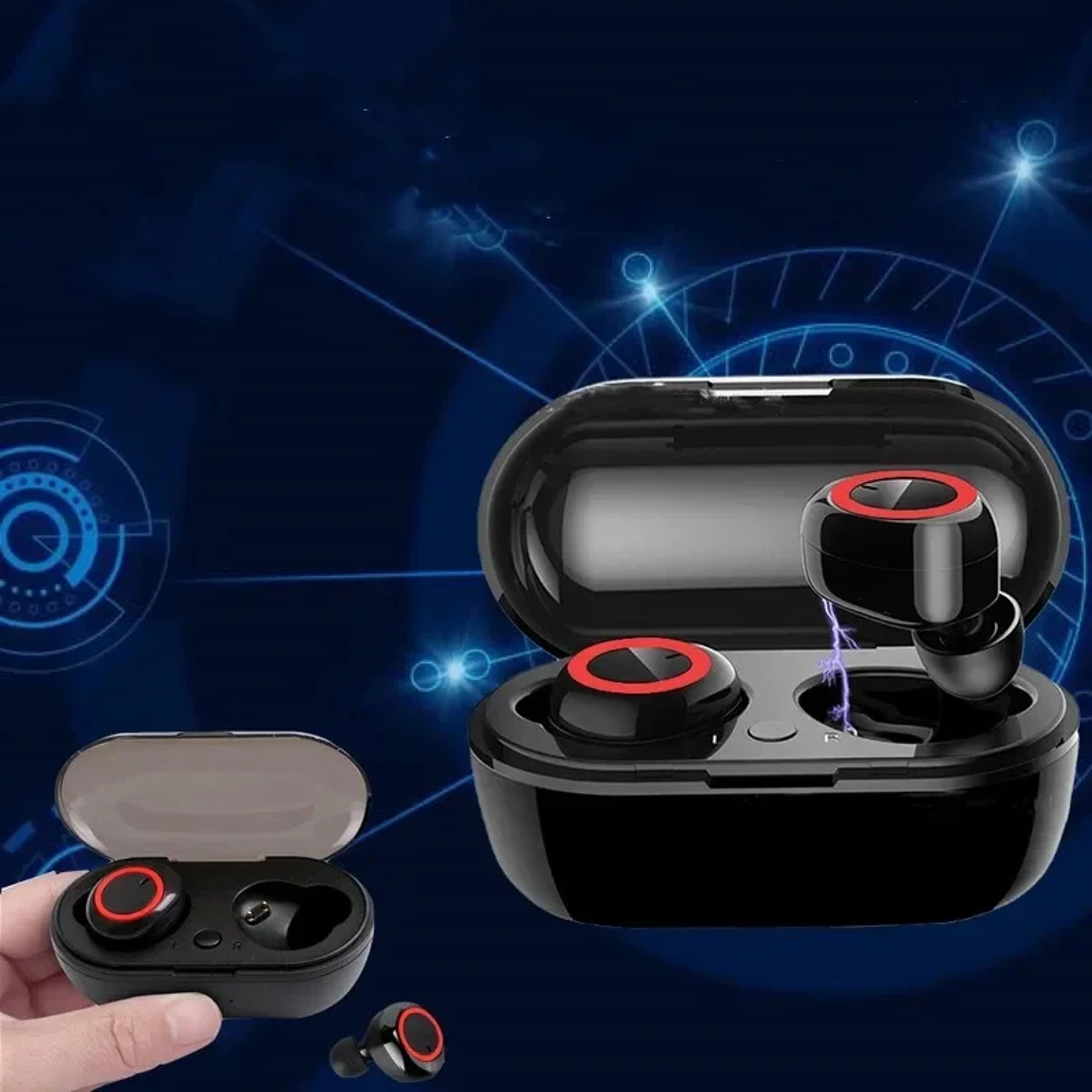Bluetooth Earbuds Wireless Headphones Deep Bass Waterproof Sport Earphones 0