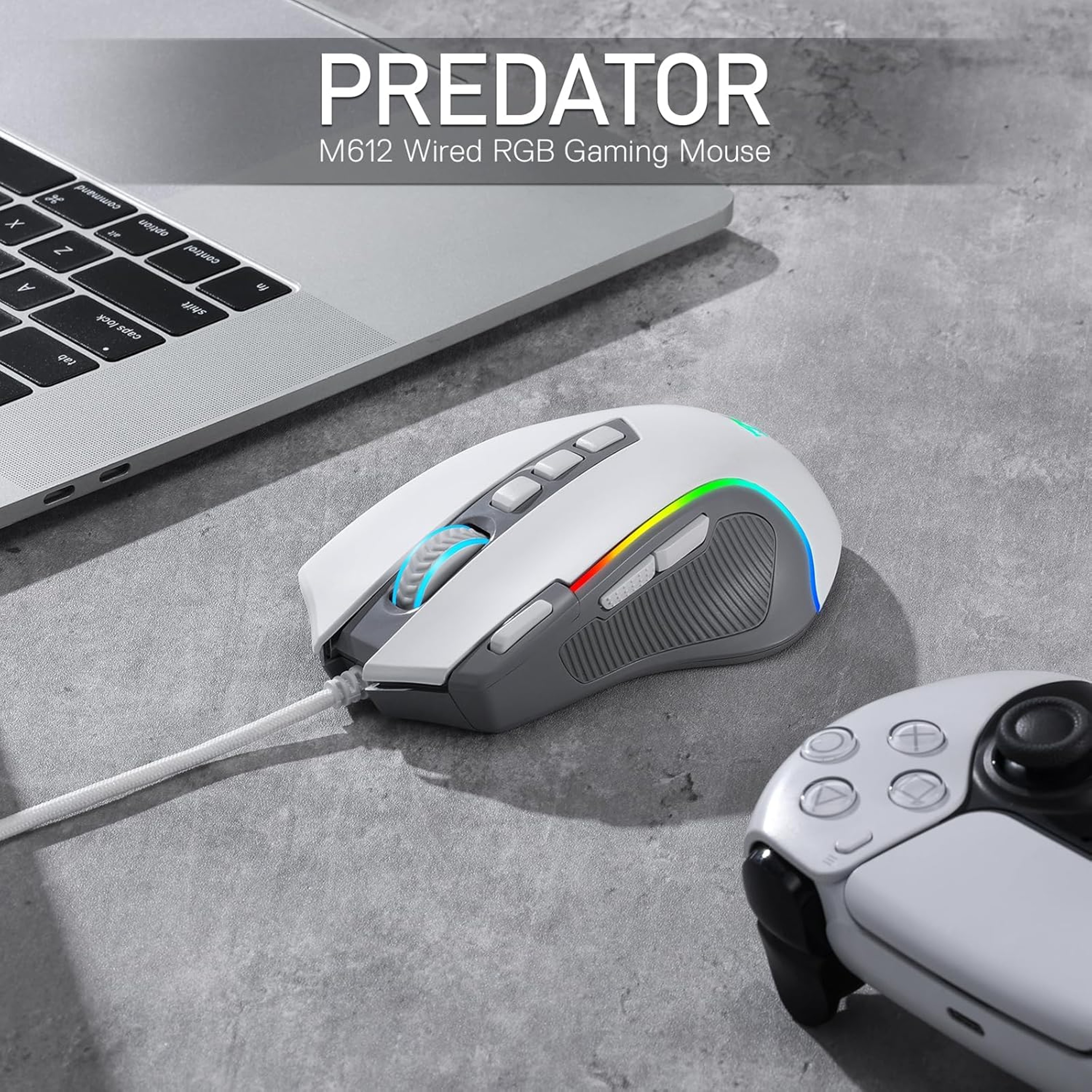 Wired Gaming Mouse With Programmable Buttons And RGB Backlit Modes 5
