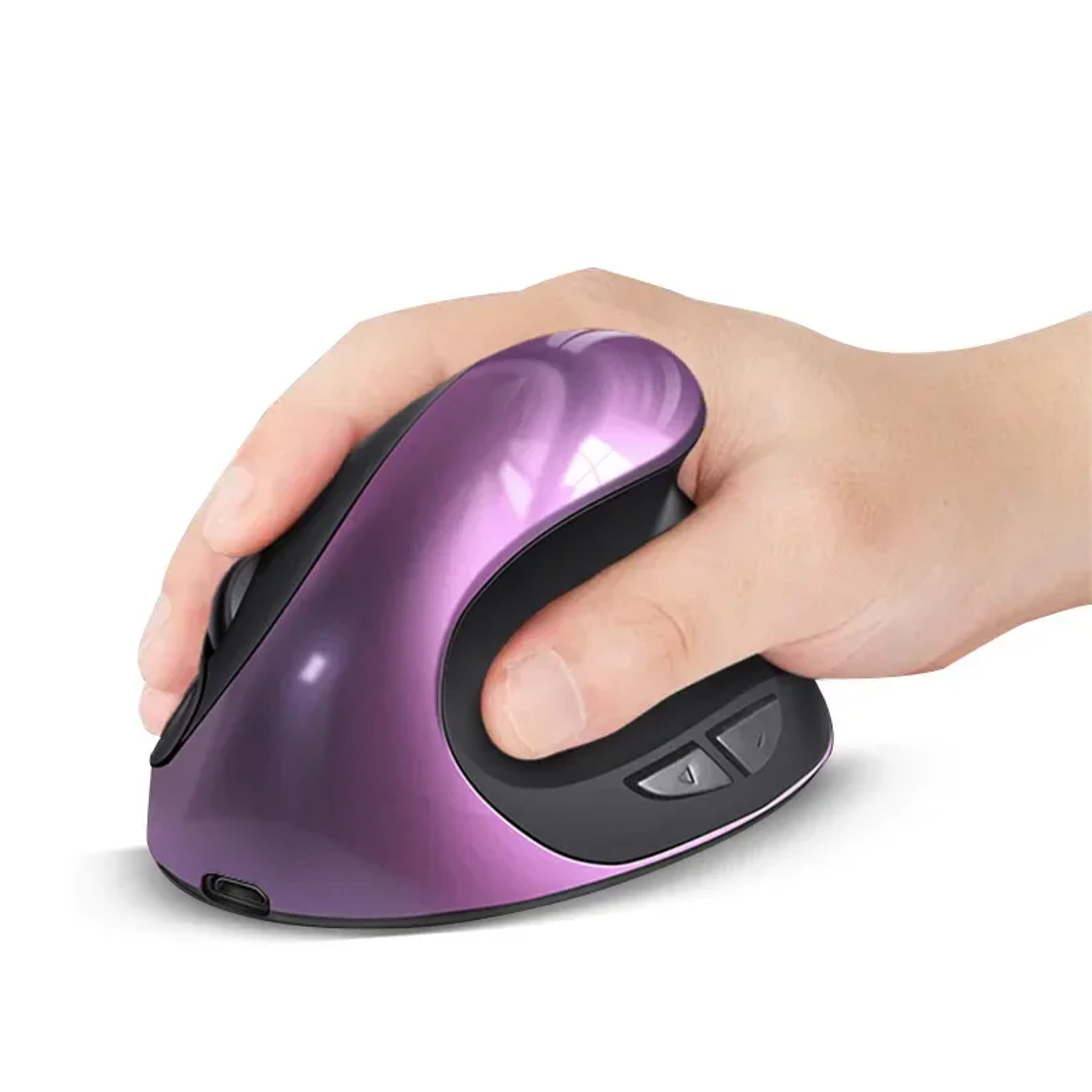 Rechargeable Ergonomic Wireless Mouse Vertical USB Mouse With Adjustable DPI And 6 Buttons 0