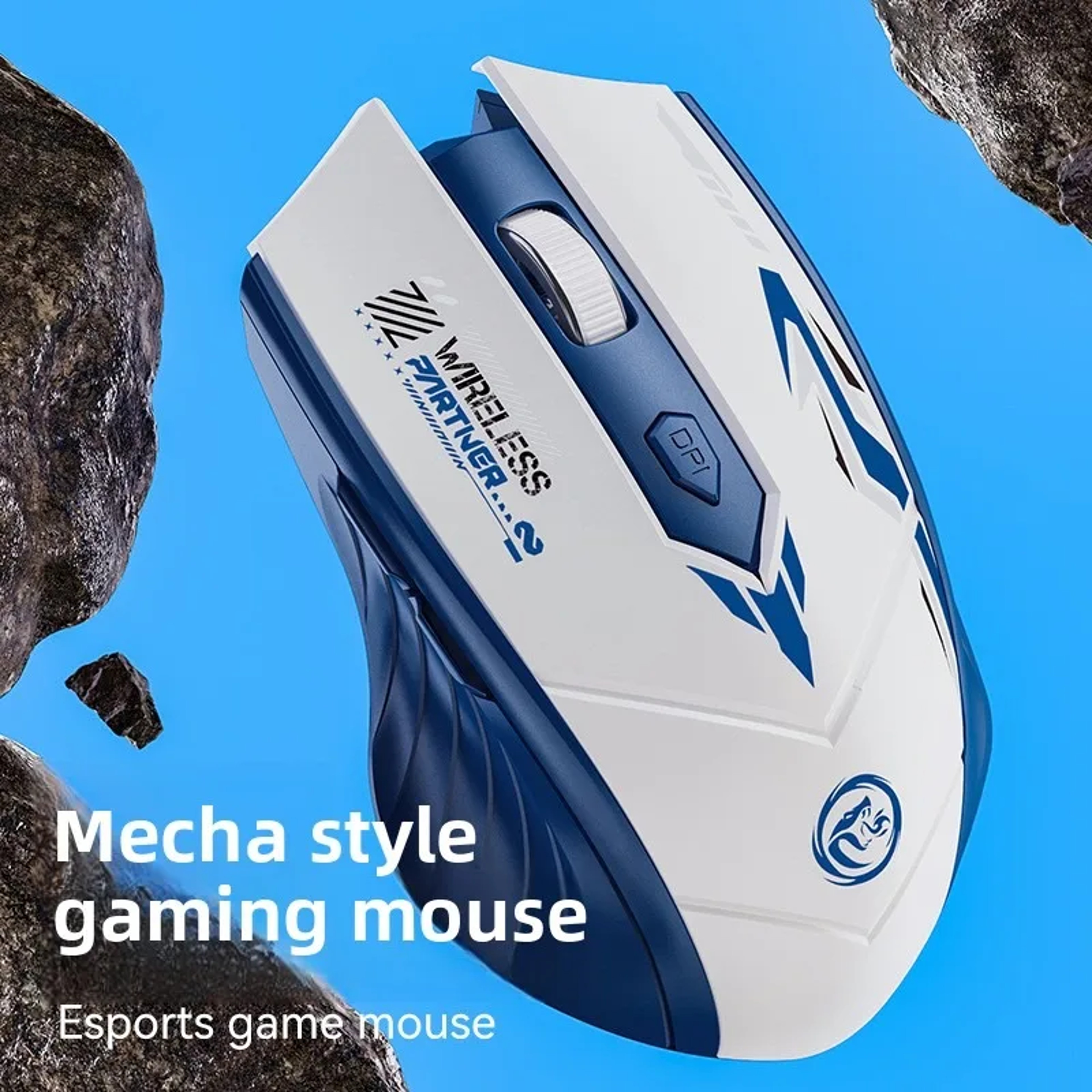 Wireless Gaming Mouse Rechargeable Dual Mode USB DPI Mouse For PC Laptop 4