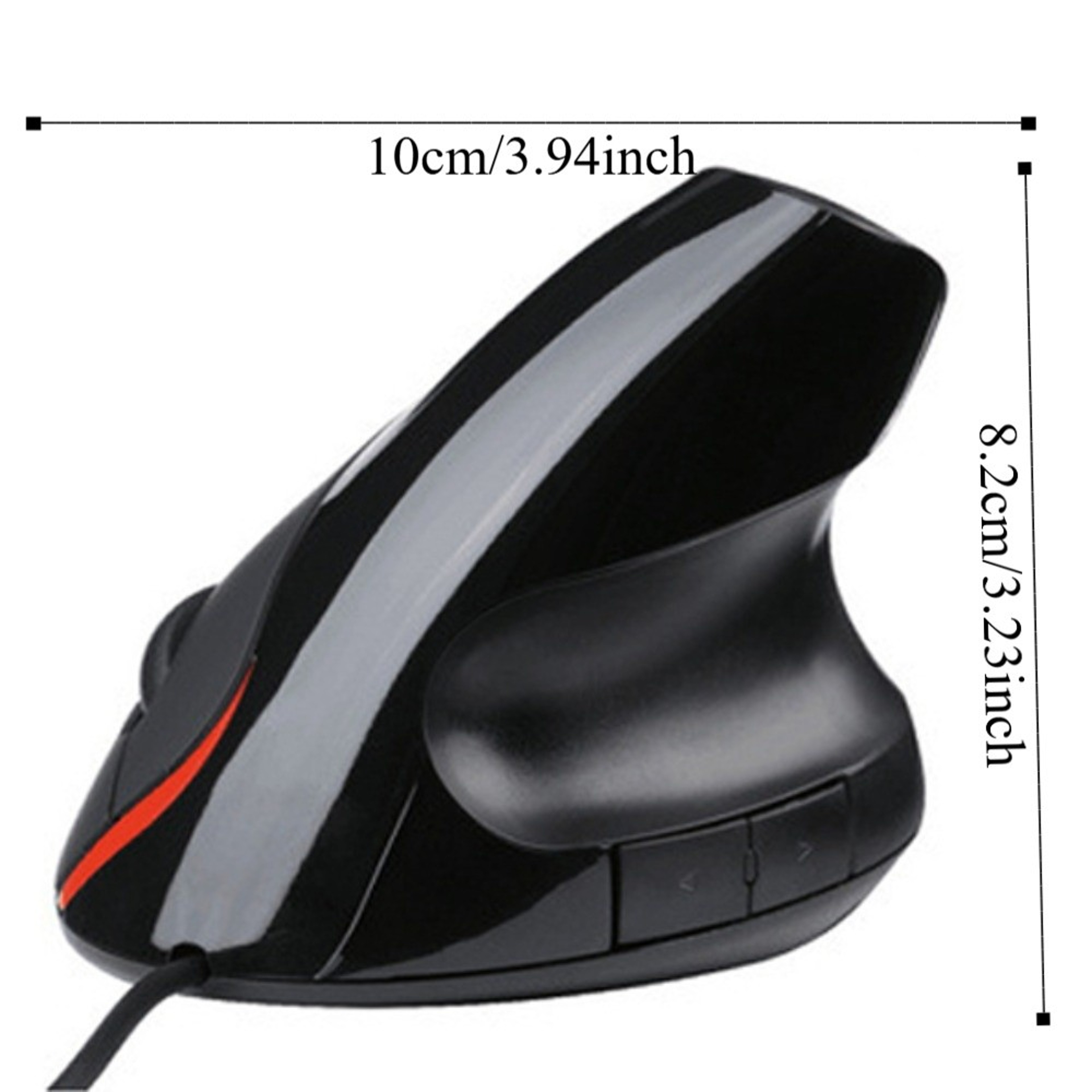 Ergonomic Vertical Mouse USB Wired DPI Wrist Support Computer Mouse For PC And Laptop 2