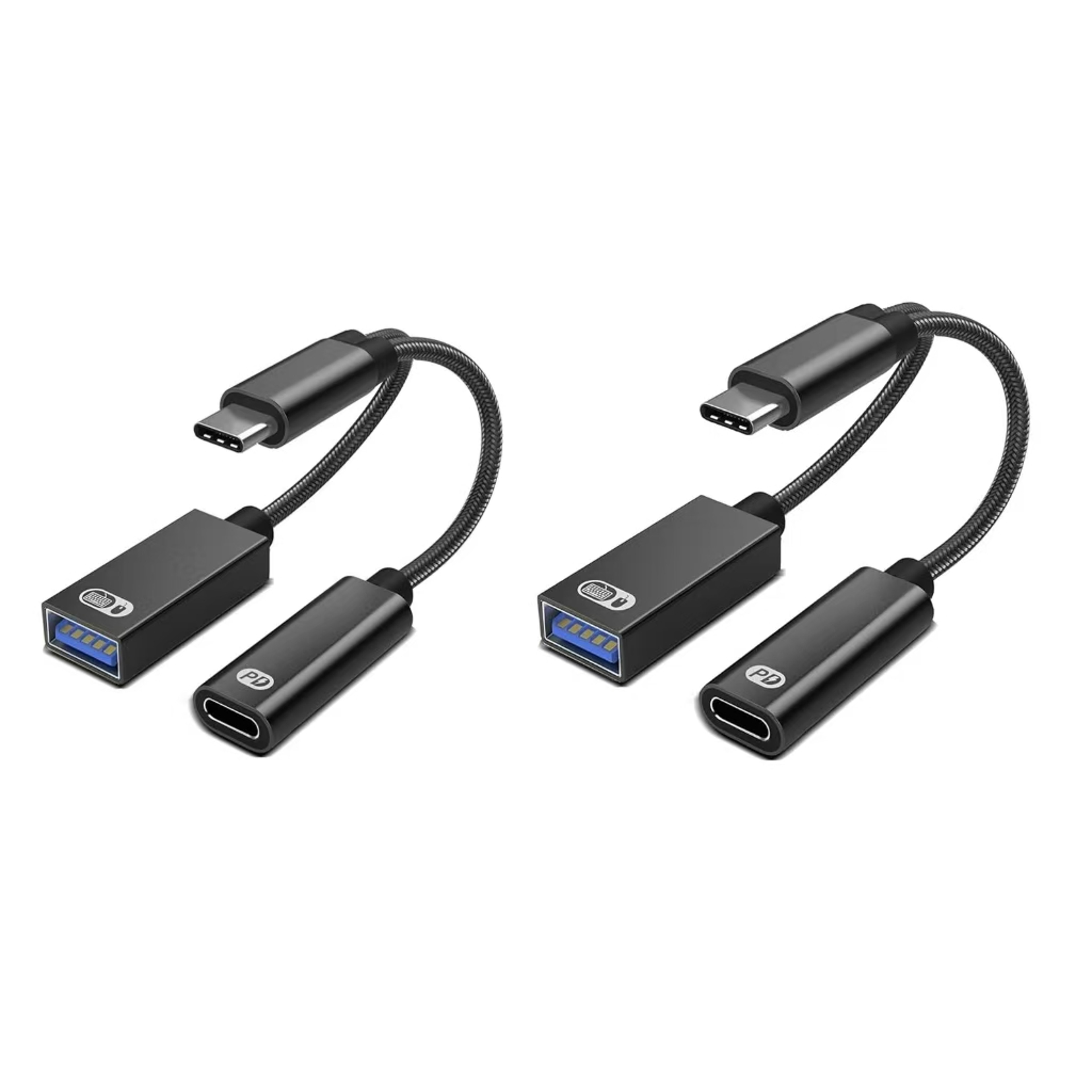 USB C OTG Adapter With Power Delivery Type C To USB Adapter For Fast Charging And Data Transfer 1