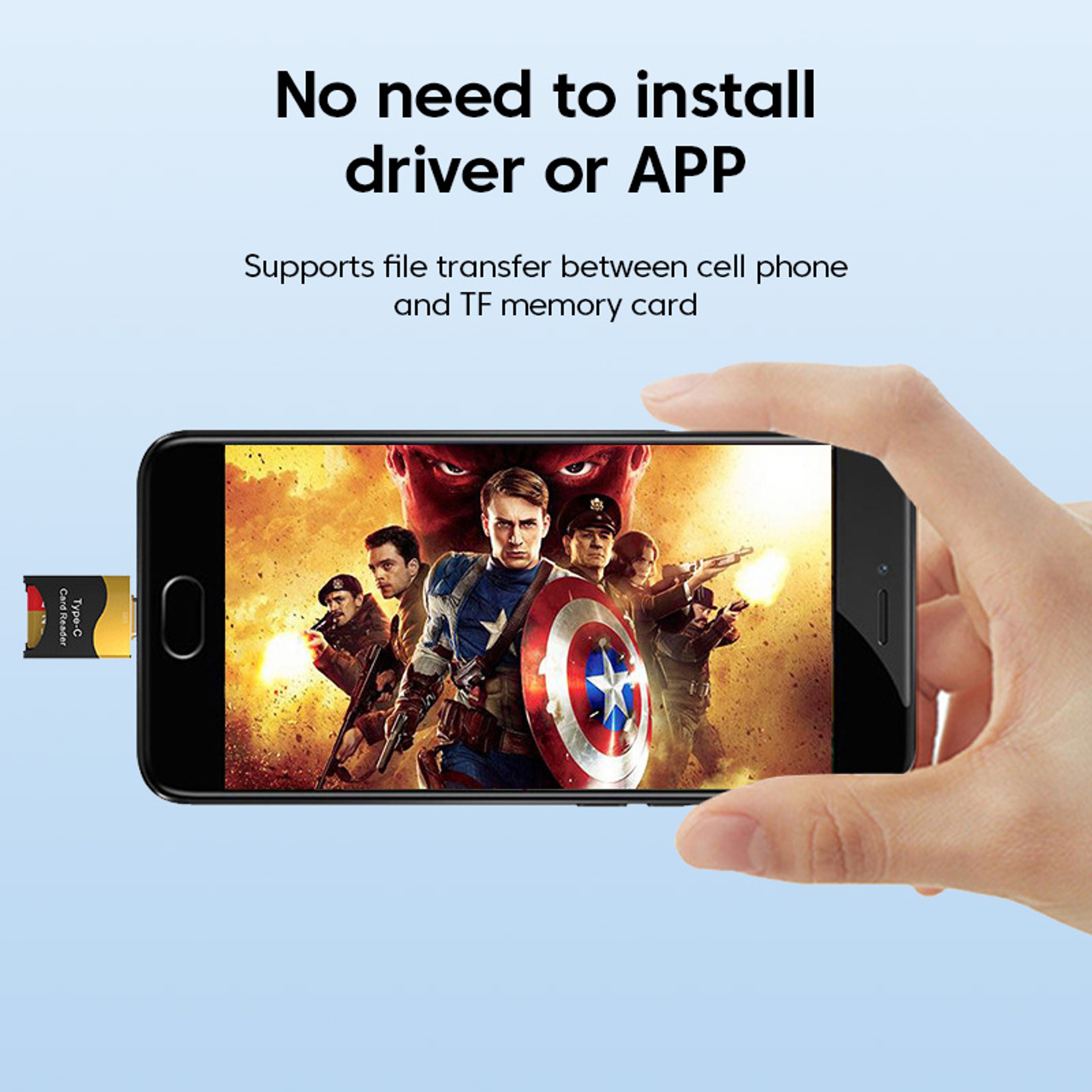USB C Card Reader OTG SD And Micro SD Adapter For IPhone Samsung Tablets And Laptops 3
